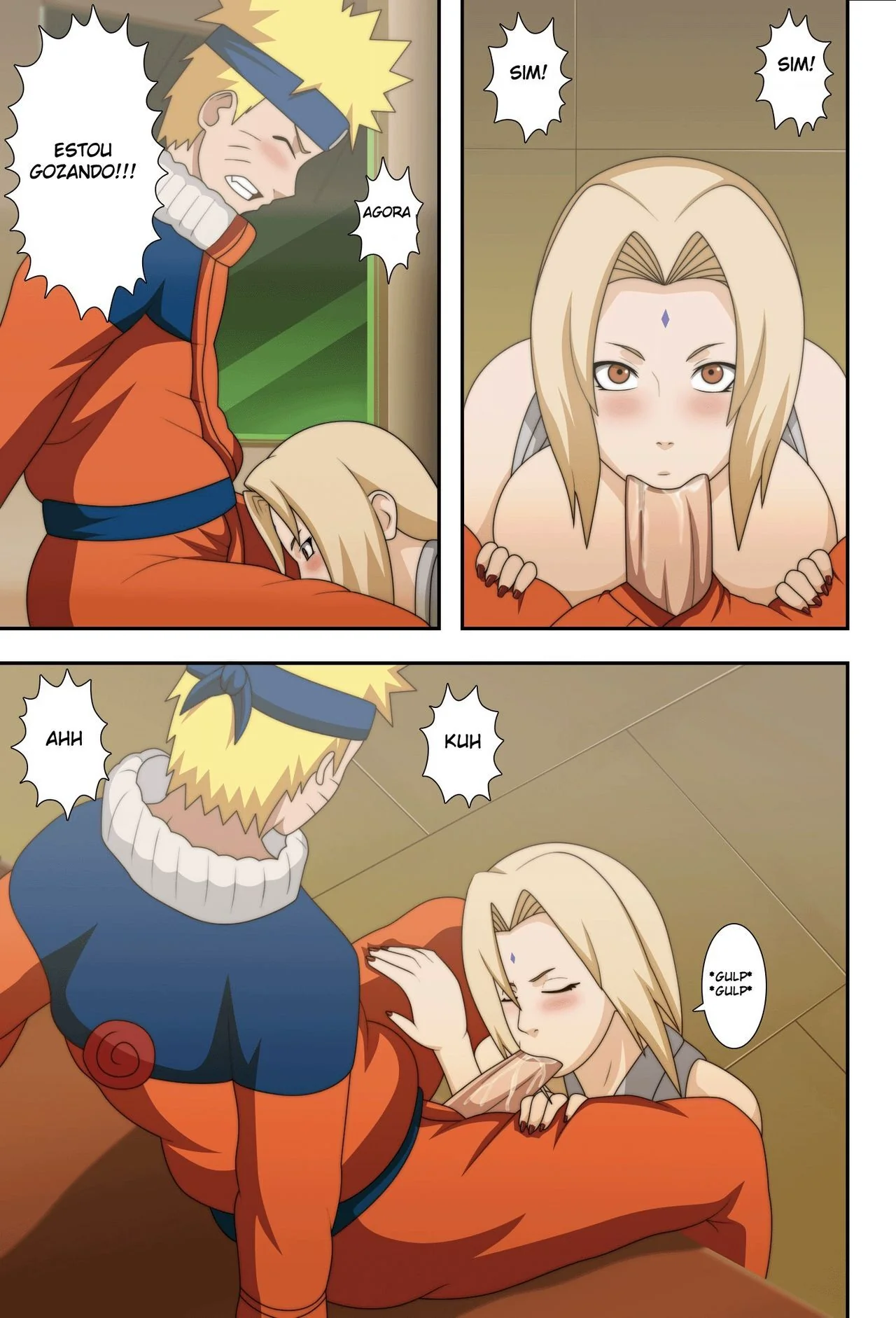 Naruto: A Pegação na Vovó Tsunade” – Em HQ Brasileiro