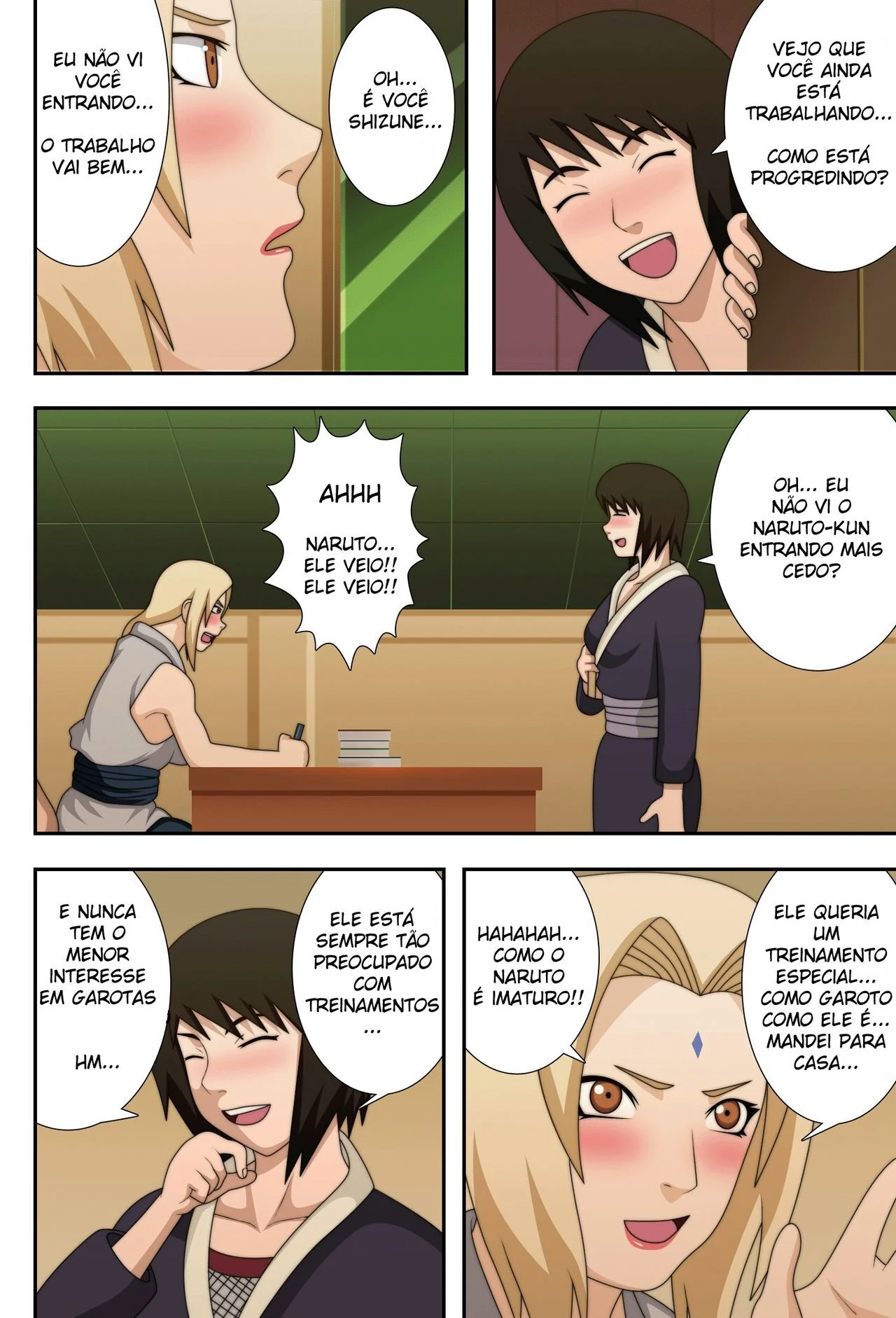 Naruto: A Pegação na Vovó Tsunade” – Em HQ Brasileiro