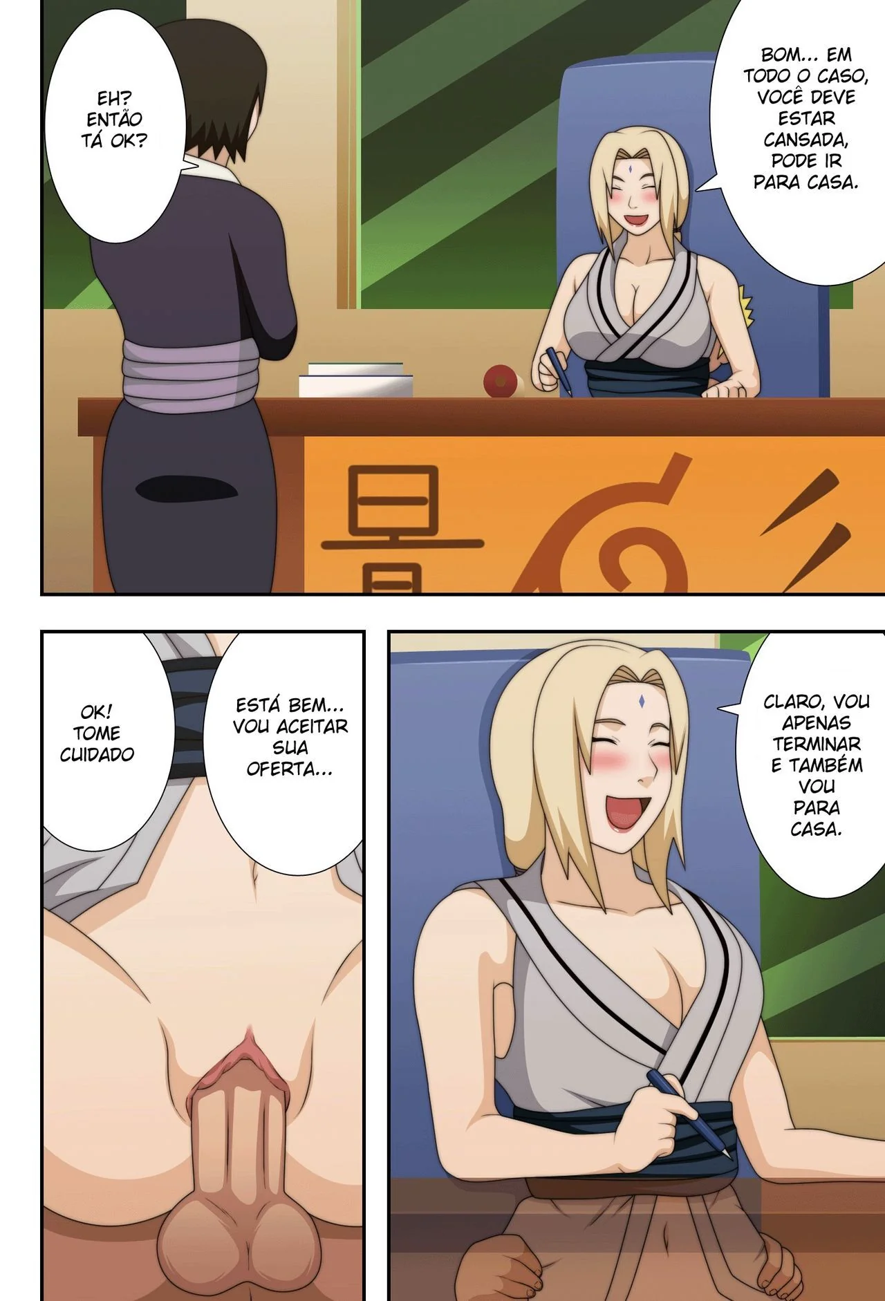 Naruto: A Pegação na Vovó Tsunade” – Em HQ Brasileiro