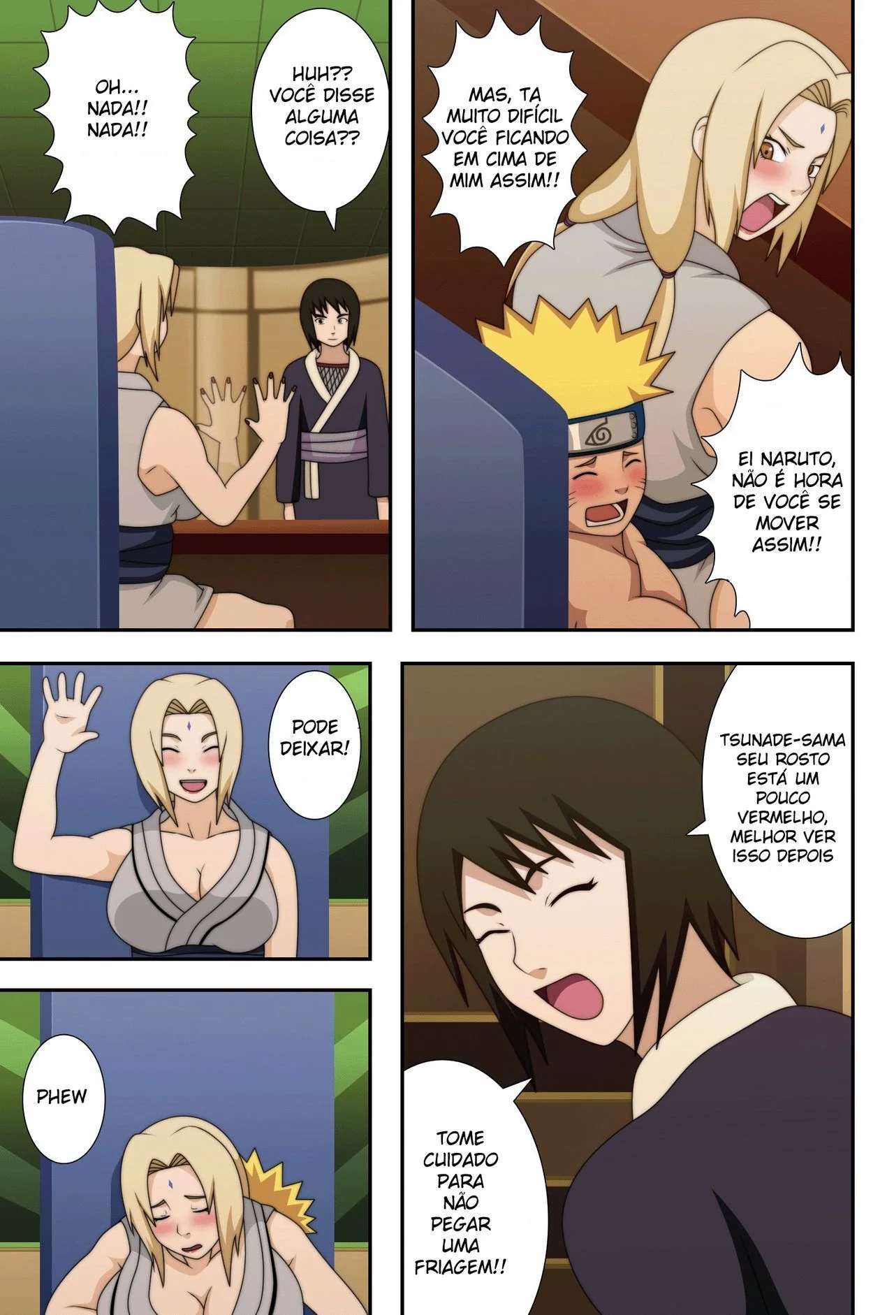 Naruto: A Pegação na Vovó Tsunade” – Em HQ Brasileiro