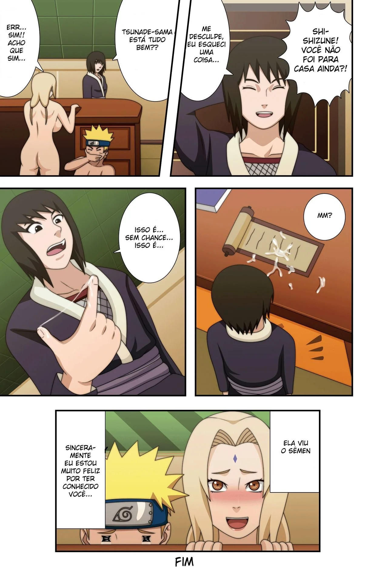Naruto: A Pegação na Vovó Tsunade” – Em HQ Brasileiro