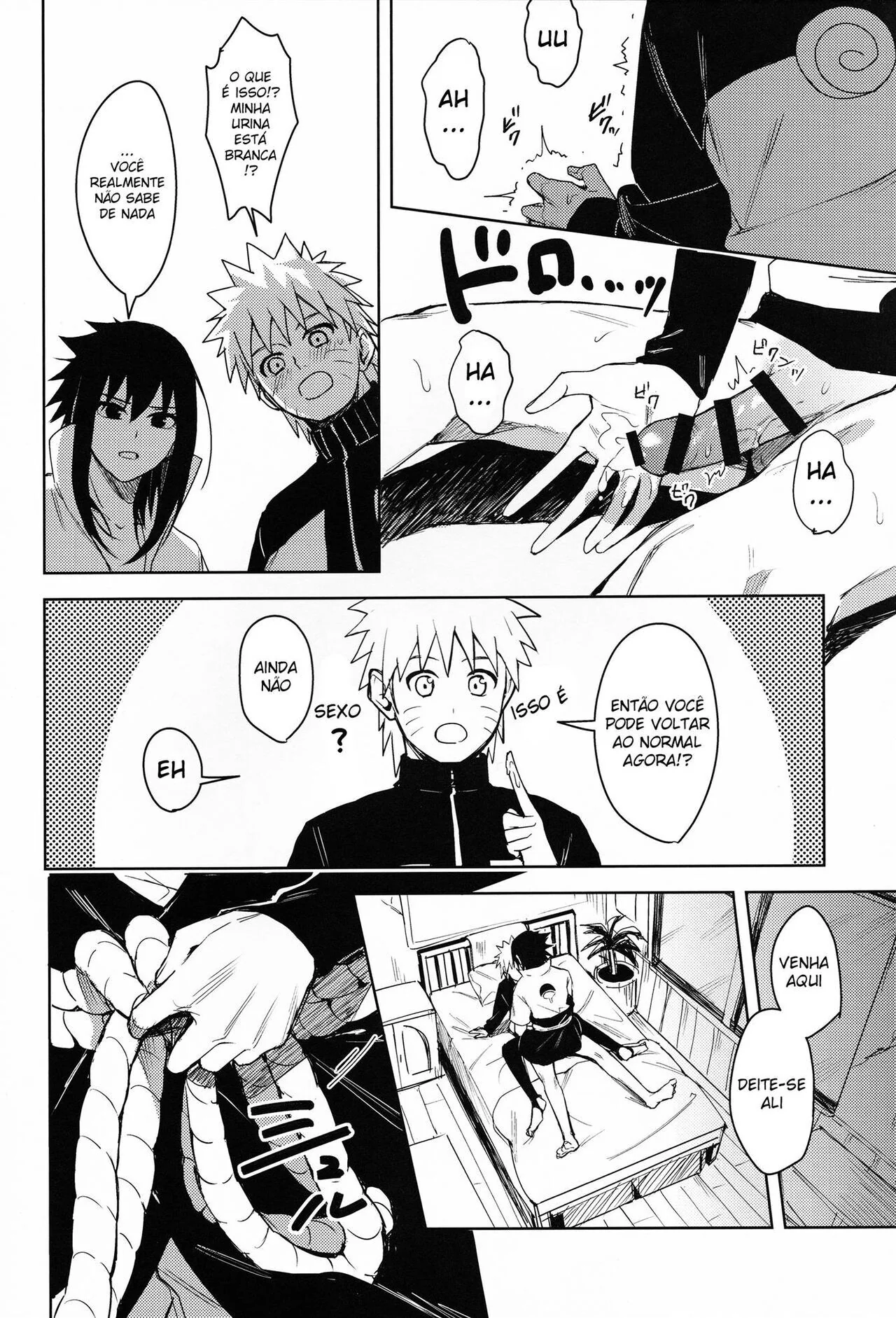 Naruto e Sasuke em uma troca selvagem de corpos – Hentai HQ Brasileiro