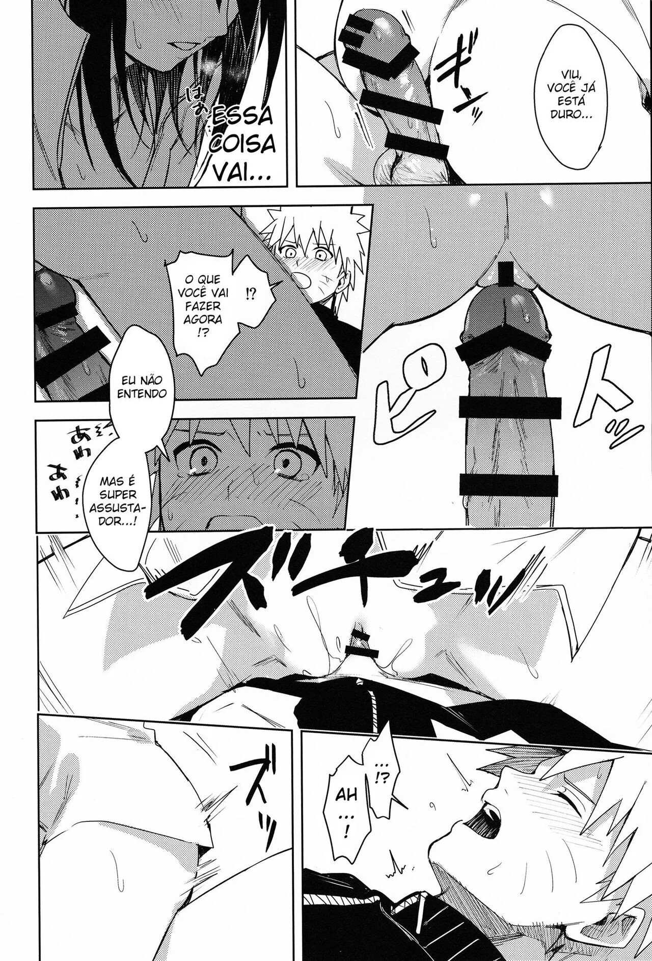 Naruto e Sasuke em uma troca selvagem de corpos – Hentai HQ Brasileiro