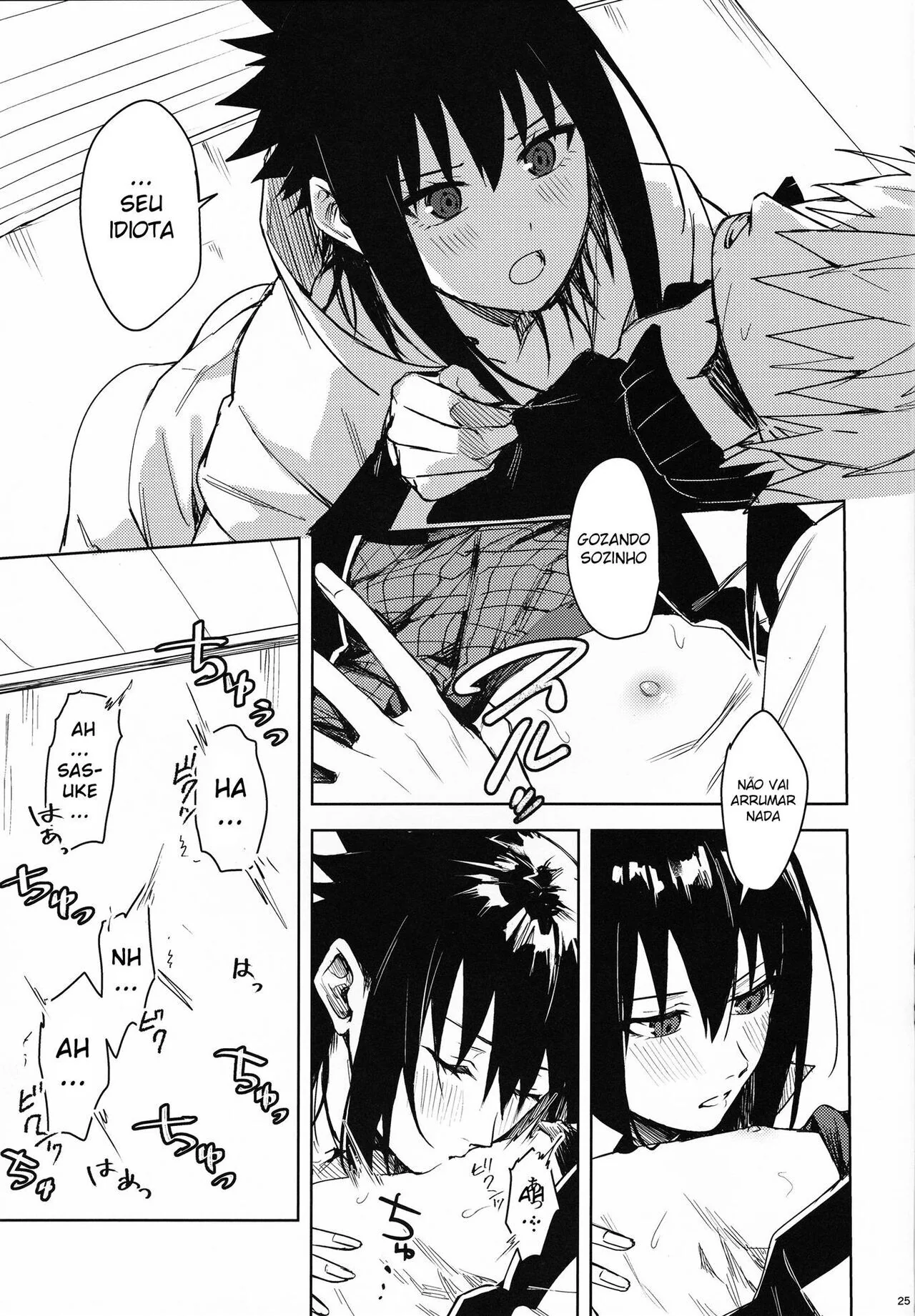 Naruto e Sasuke em uma troca selvagem de corpos – Hentai HQ Brasileiro