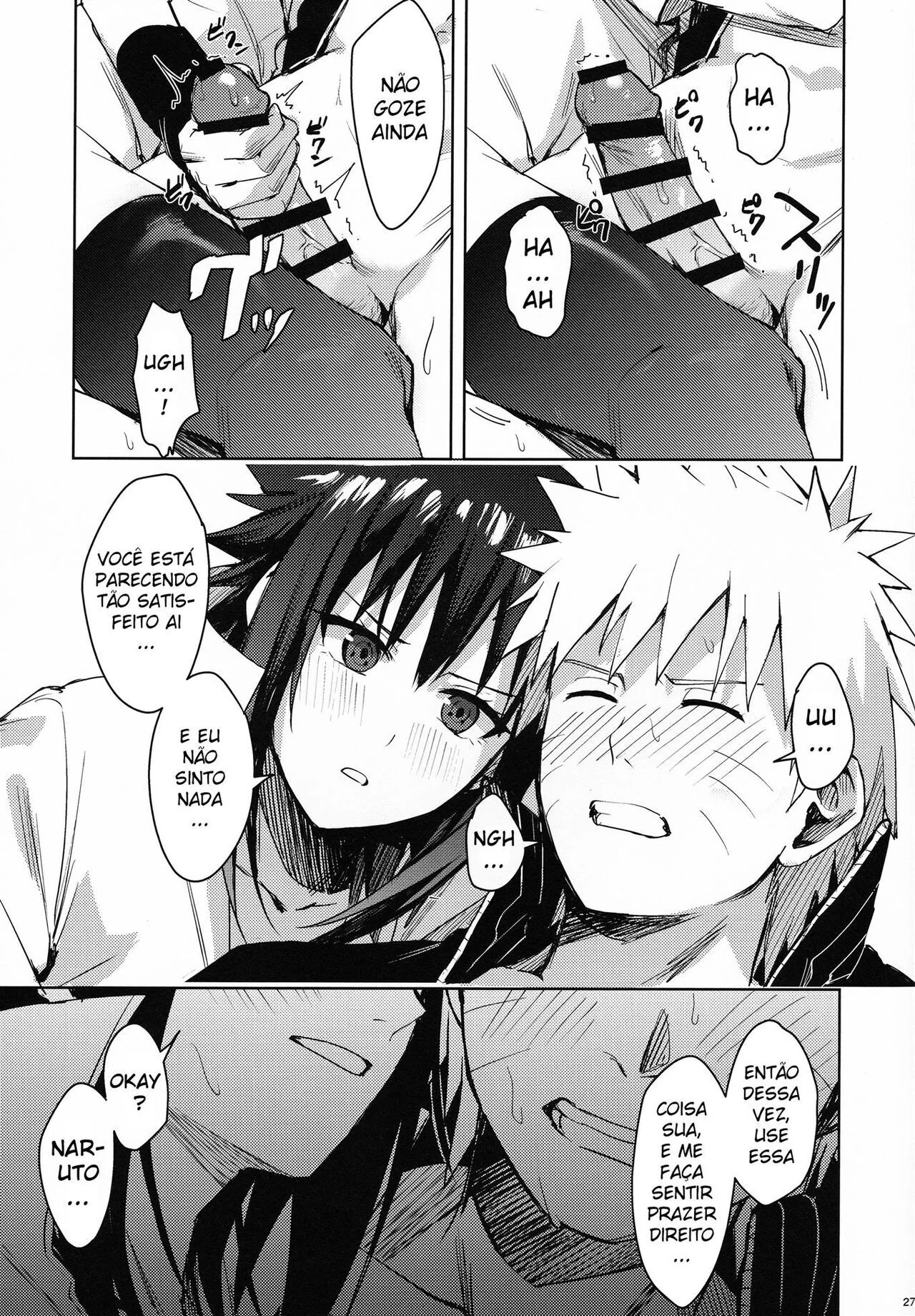 Naruto e Sasuke em uma troca selvagem de corpos – Hentai HQ Brasileiro