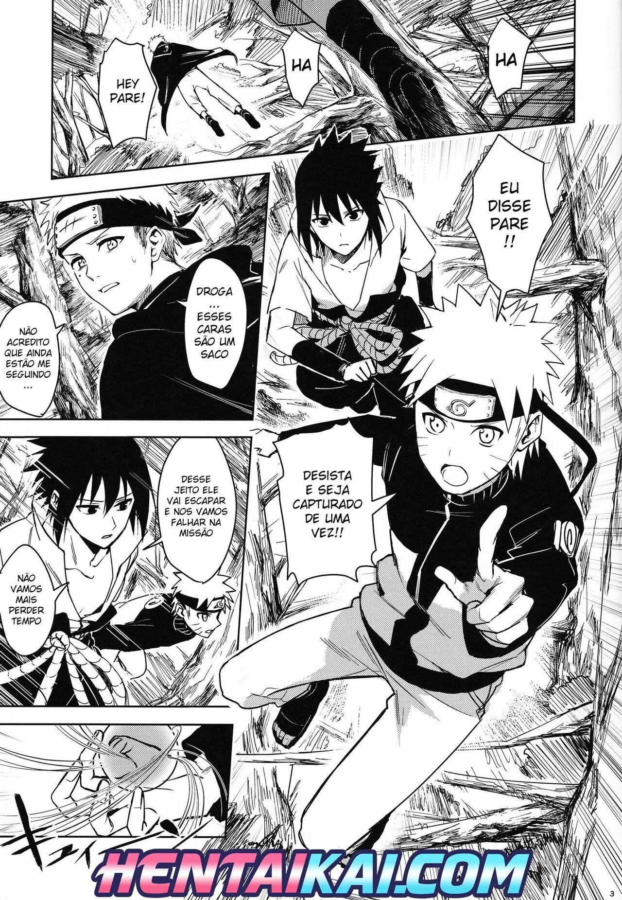Naruto e Sasuke em uma troca selvagem de corpos – Hentai HQ Brasileiro
