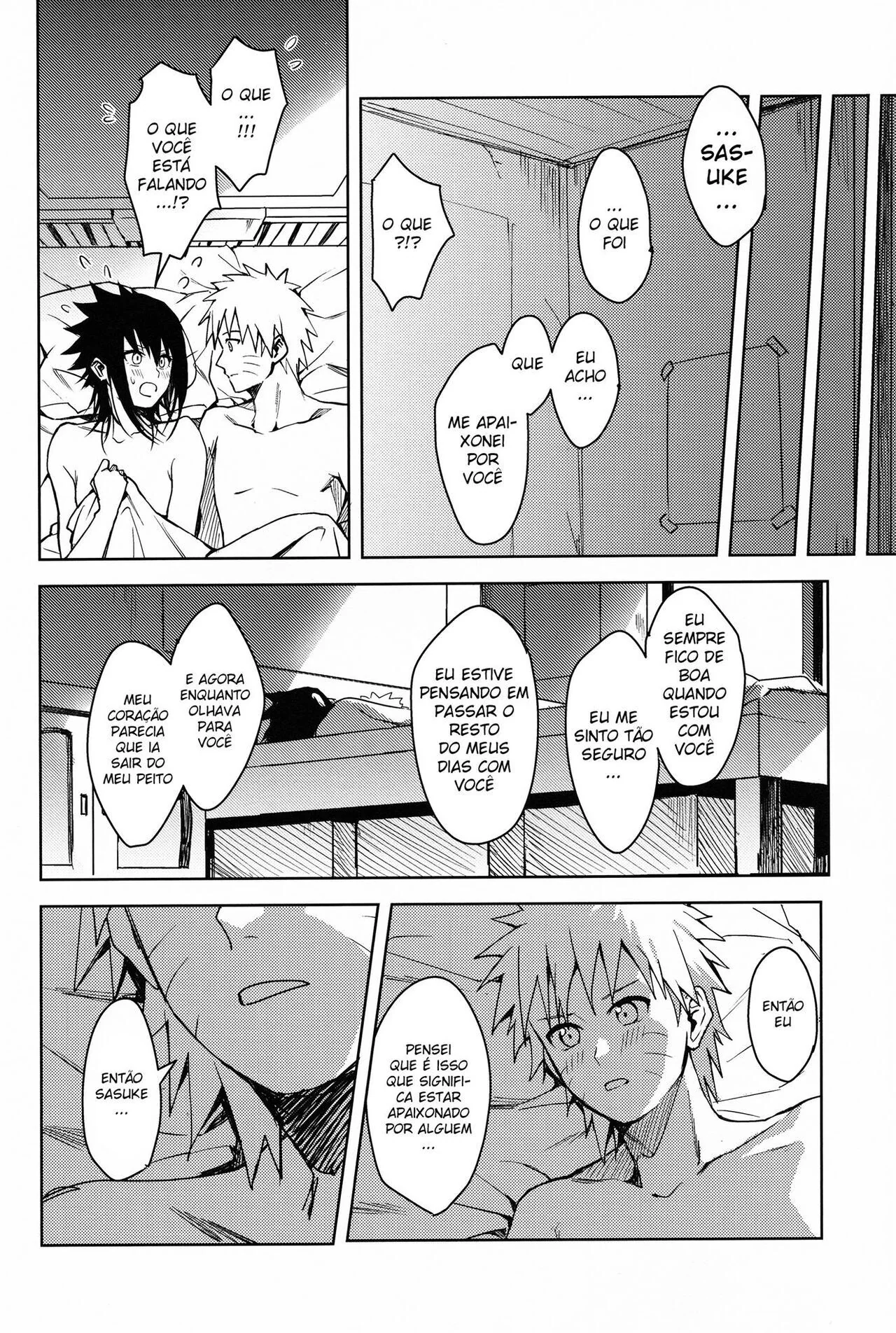Naruto e Sasuke em uma troca selvagem de corpos – Hentai HQ Brasileiro