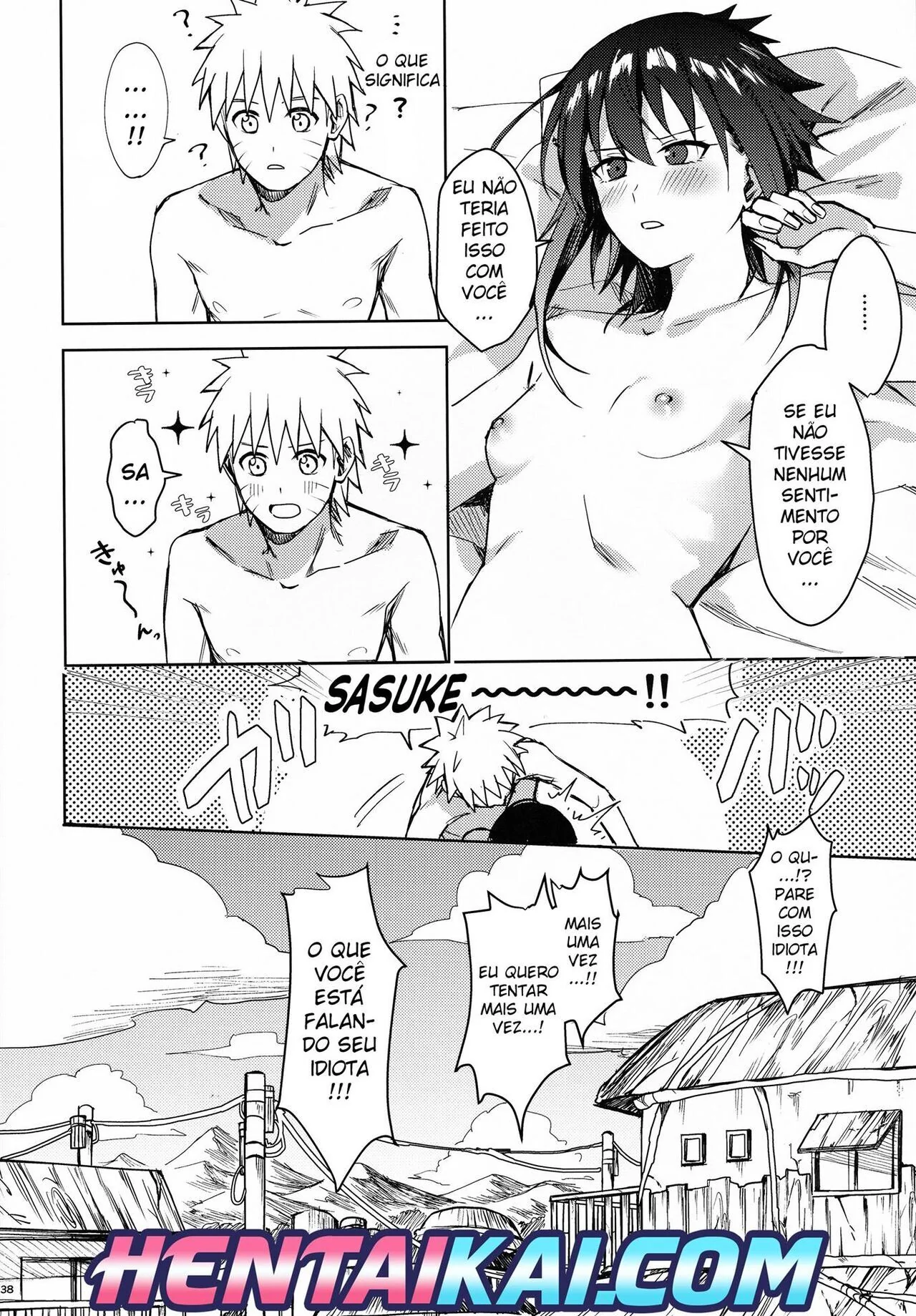 Naruto e Sasuke em uma troca selvagem de corpos – Hentai HQ Brasileiro