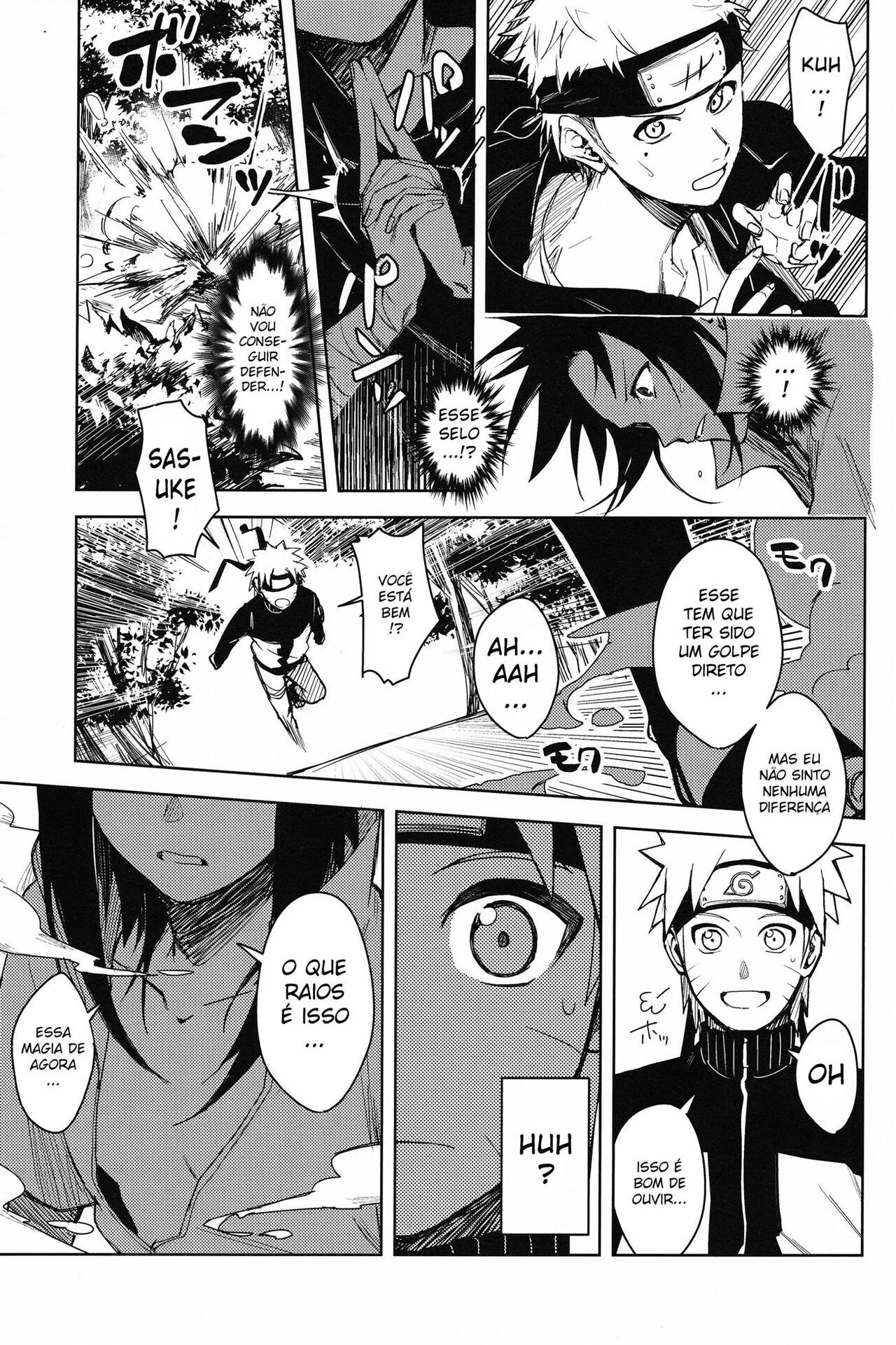 Naruto e Sasuke em uma troca selvagem de corpos – Hentai HQ Brasileiro