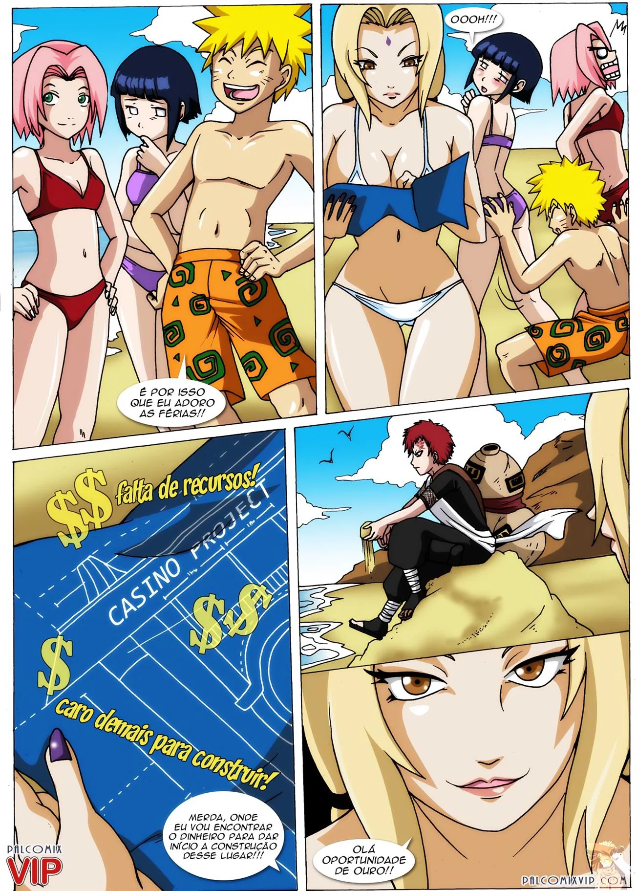 Tsunade Piranha: O Mega Cassino da Putaria – Em HQ Brasileiro