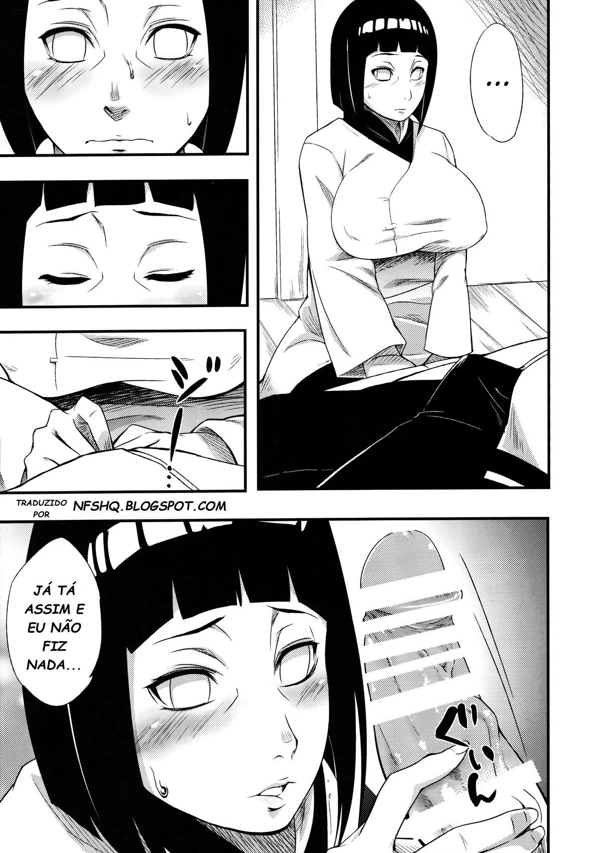 Naruto Porno: O Sono de Naruto – Hinata Aproveita o Ninja Dormindo em Hentai HQ Brasileiro