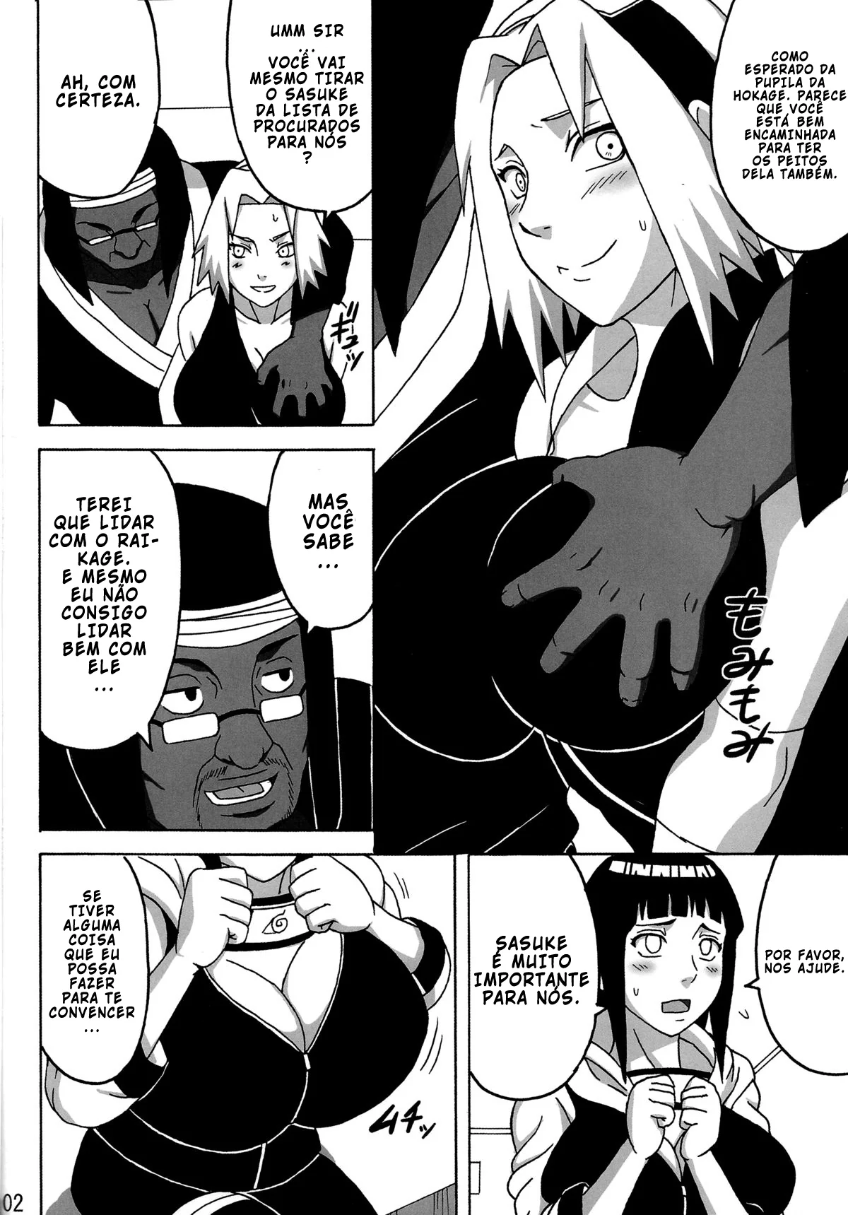 Sasuke’s Revenge: Prostituindo Sakura e Hinata em Troca de Salvação | Hentai HQ Brasileiro
