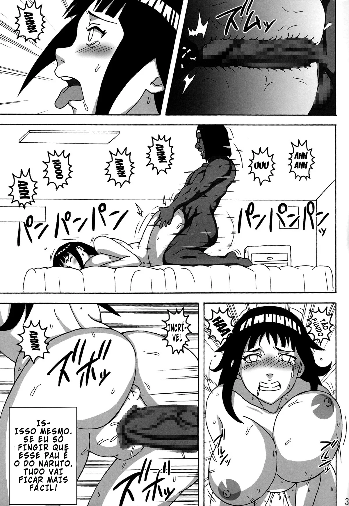 Sasuke’s Revenge: Prostituindo Sakura e Hinata em Troca de Salvação | Hentai HQ Brasileiro