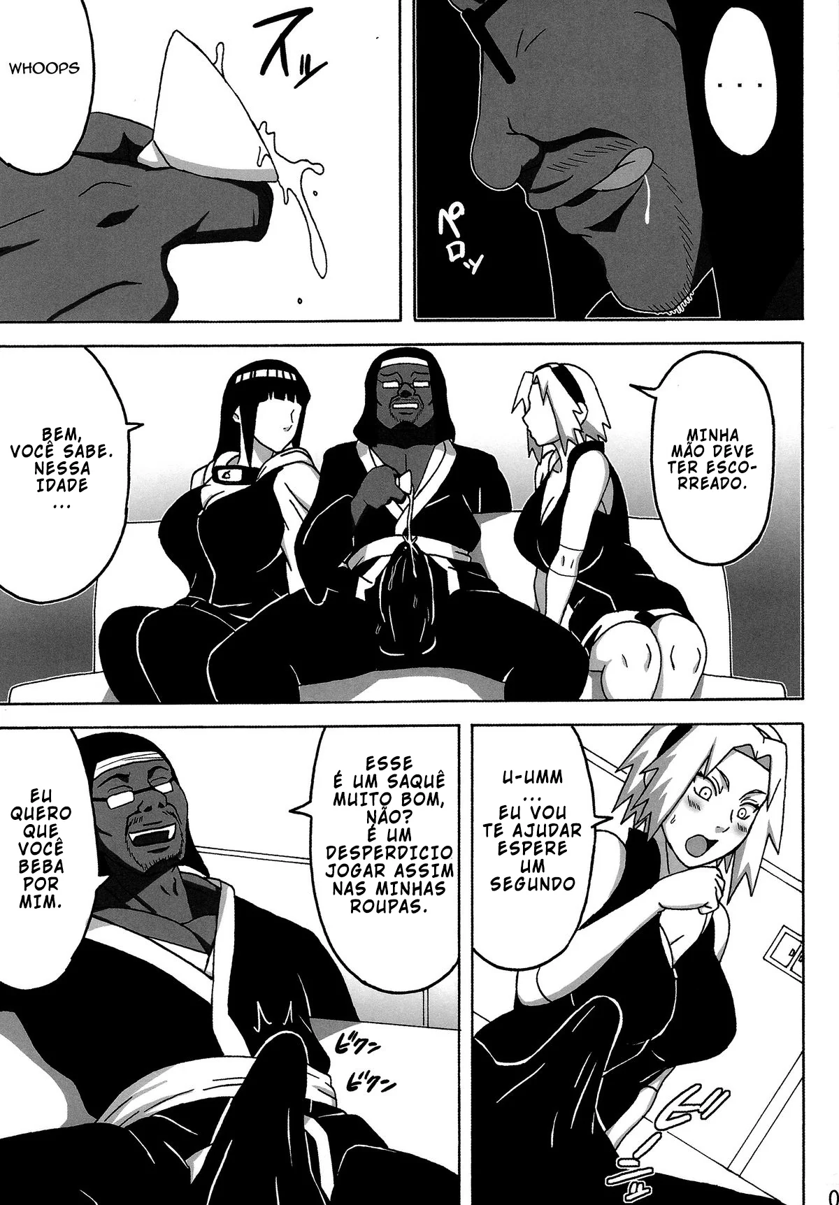 Sasuke’s Revenge: Prostituindo Sakura e Hinata em Troca de Salvação | Hentai HQ Brasileiro