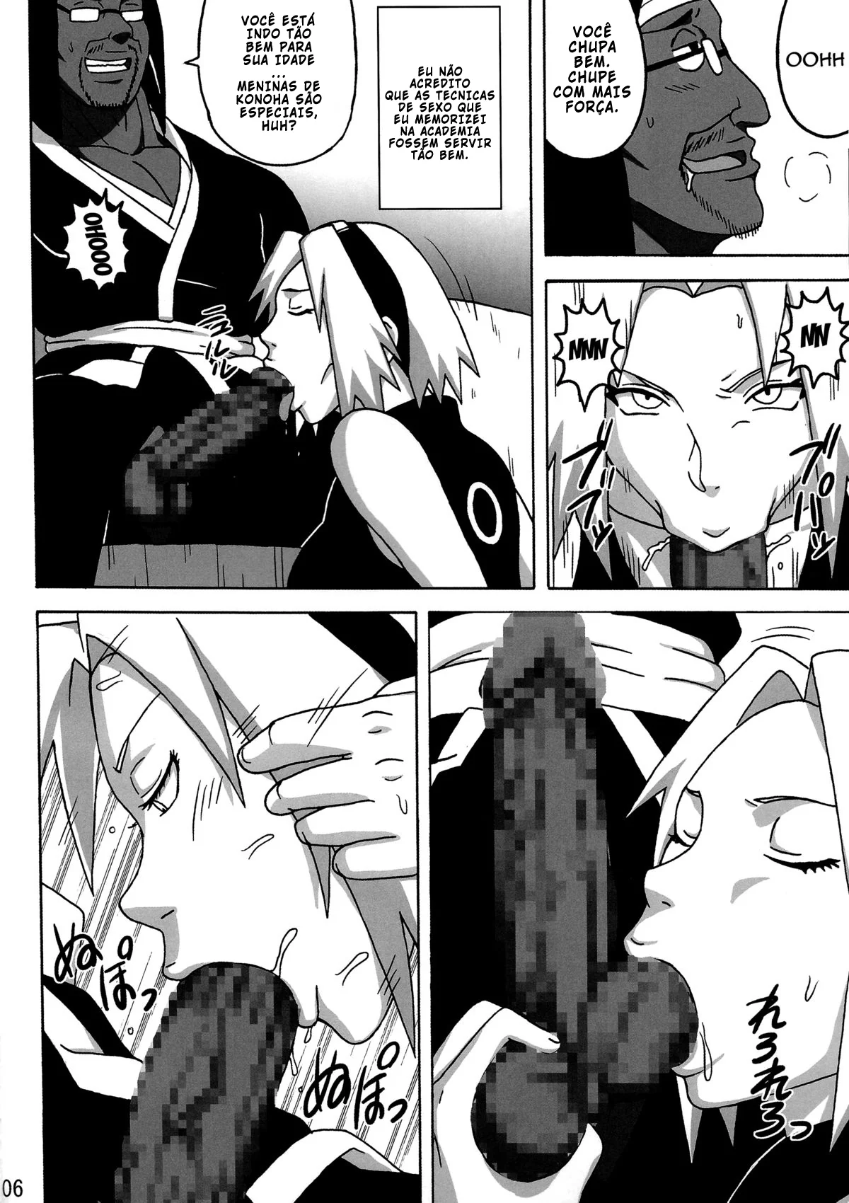 Sasuke’s Revenge: Prostituindo Sakura e Hinata em Troca de Salvação | Hentai HQ Brasileiro
