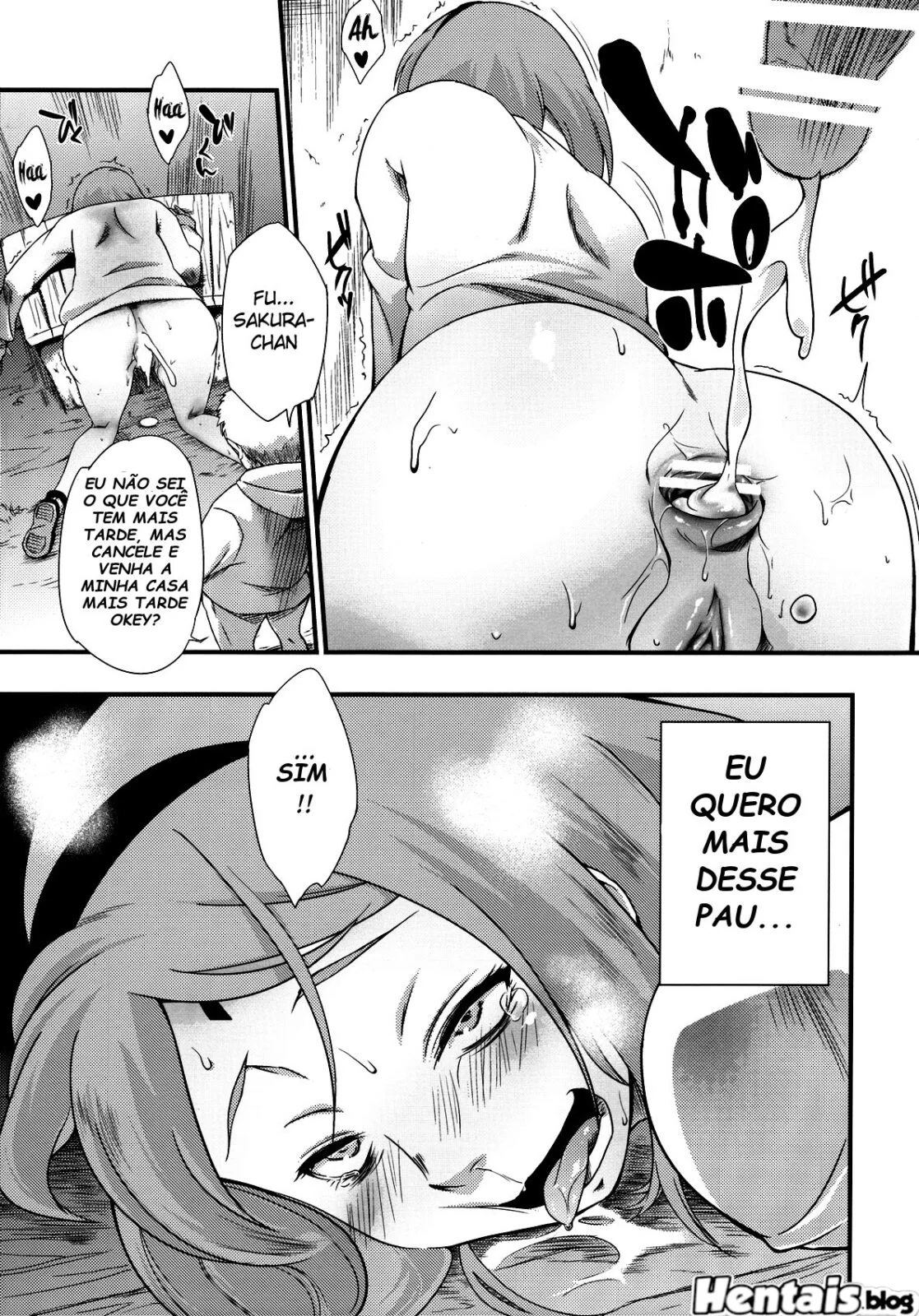 Naruto Metendo a Rola na Amiga Piranha da Esposa em Hentai HQ Brasileiro