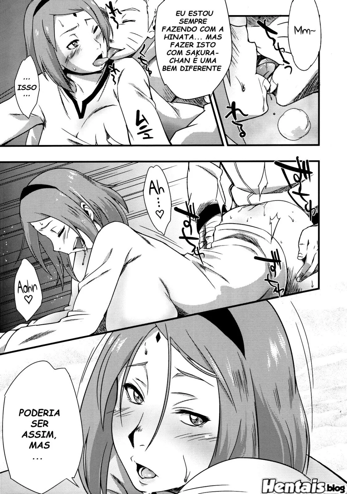 Naruto Metendo a Rola na Amiga Piranha da Esposa em Hentai HQ Brasileiro