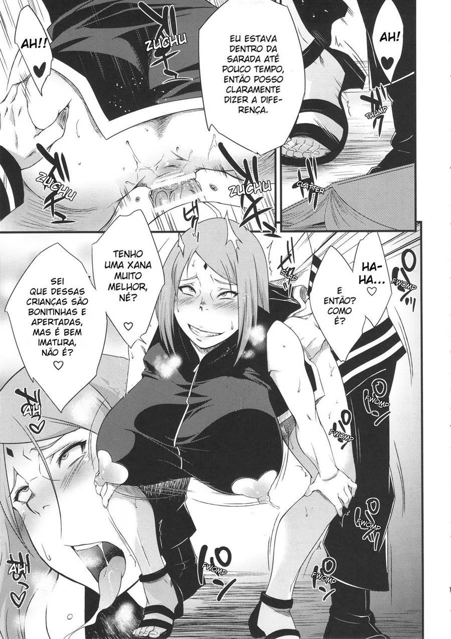 [REVISAR POST ⚠️✏️] Naruto comendo Sarada e Sakura
