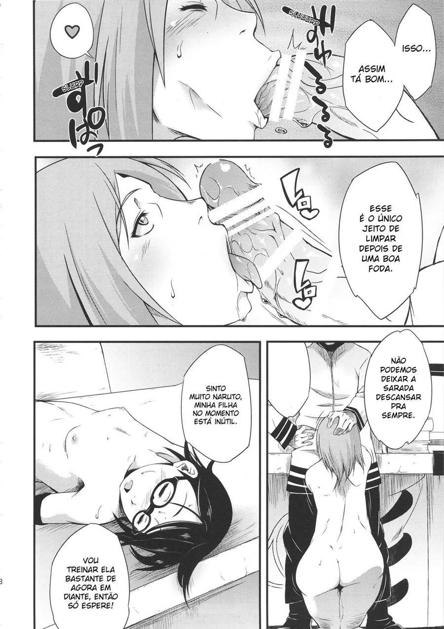 [REVISAR POST ⚠️✏️] Naruto comendo Sarada e Sakura