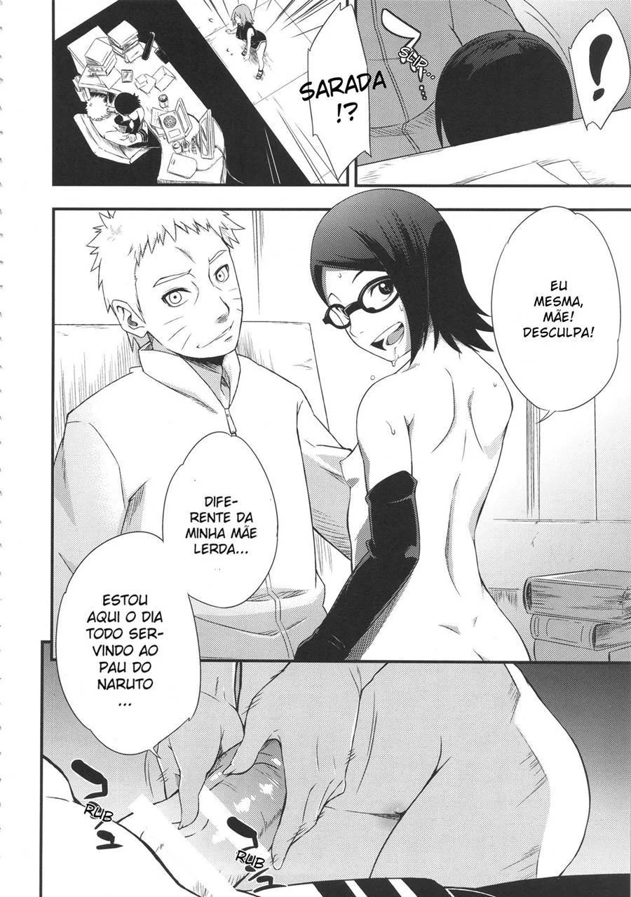 [REVISAR POST ⚠️✏️] Naruto comendo Sarada e Sakura