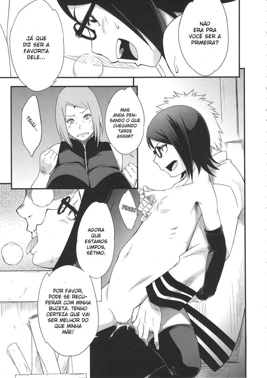 [REVISAR POST ⚠️✏️] Naruto comendo Sarada e Sakura