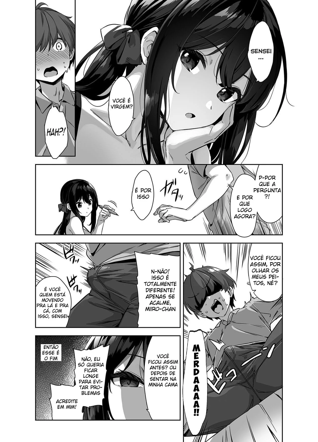 Piranha dos Peitões Seduz Homem Tímido em Aventura Erótica – Hentai HQ Brasileiro