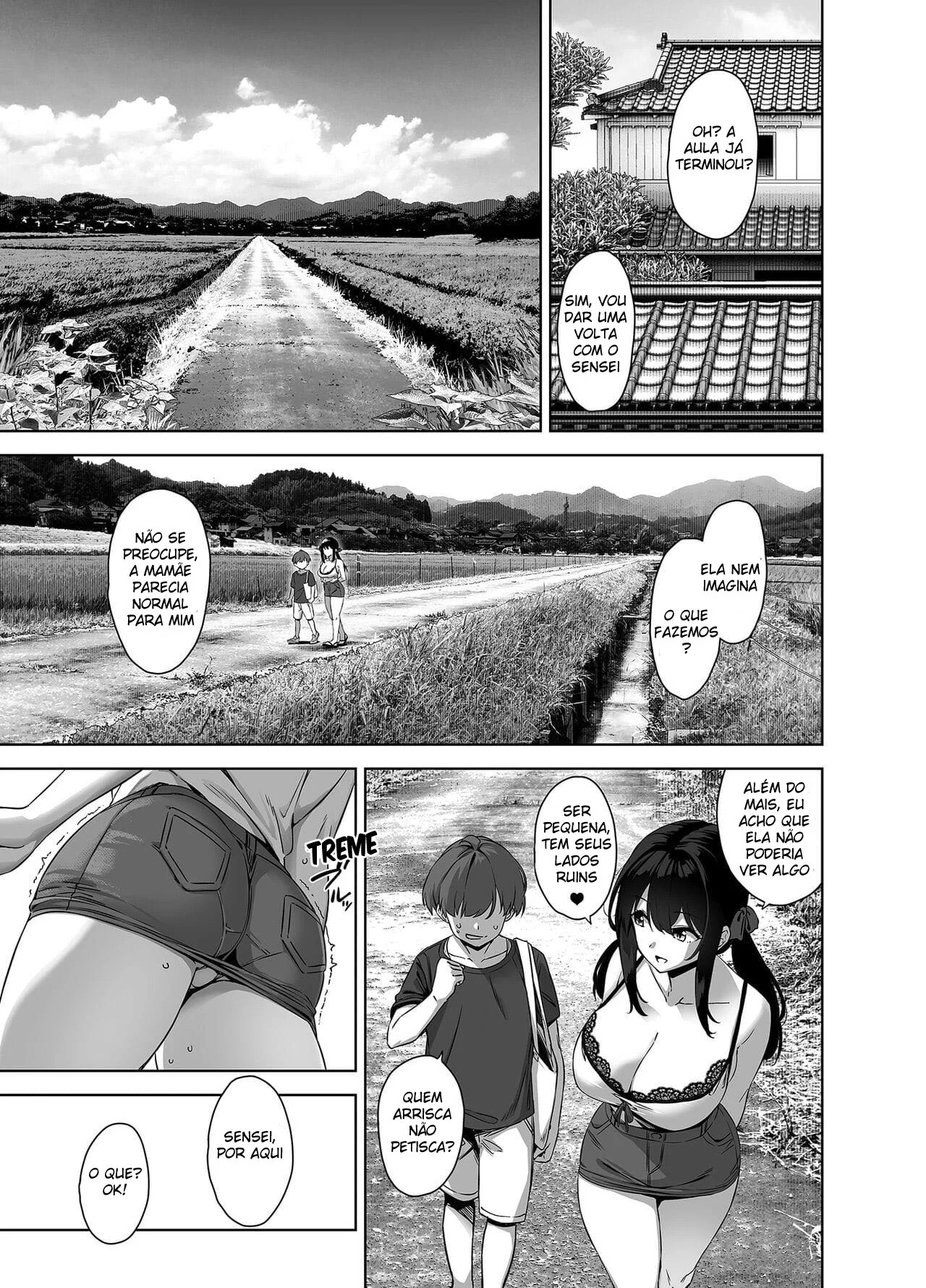 Piranha dos Peitões Seduz Homem Tímido em Aventura Erótica – Hentai HQ Brasileiro