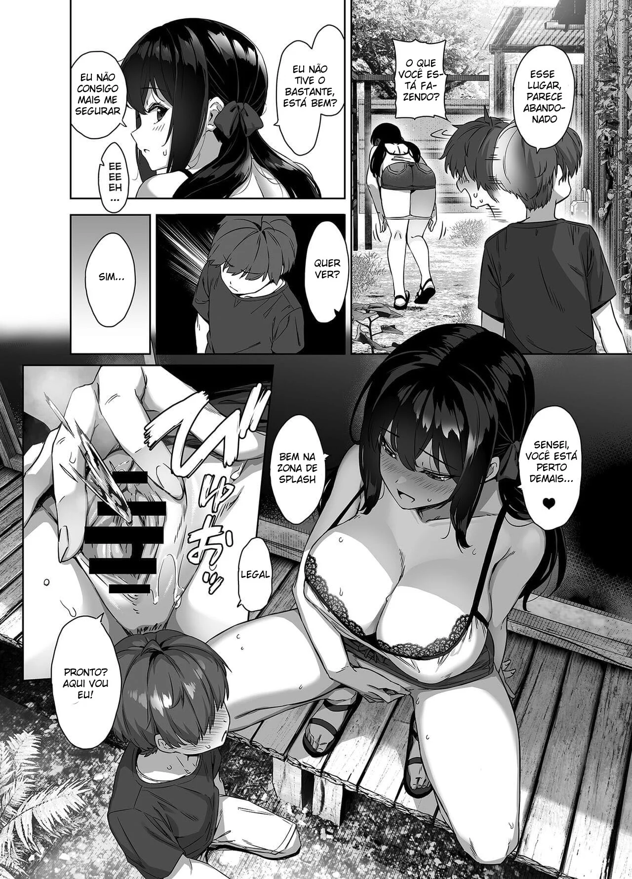 Piranha dos Peitões Seduz Homem Tímido em Aventura Erótica – Hentai HQ Brasileiro
