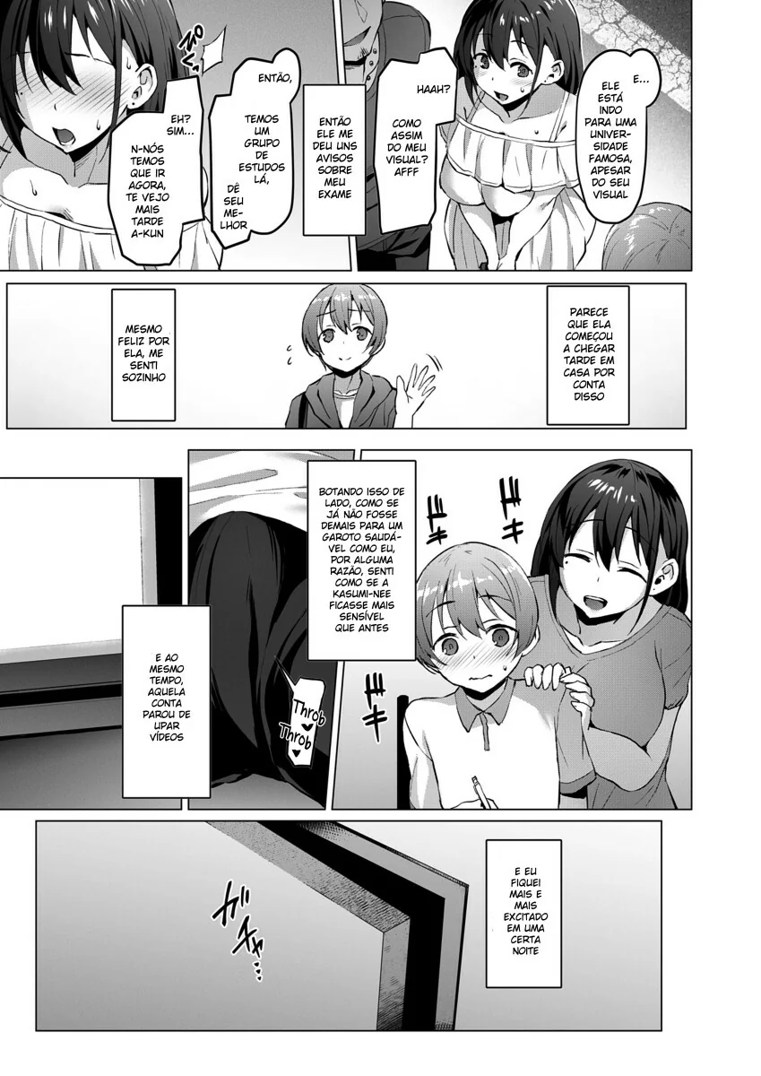 A Piranha da Haruno Kasumi Seduzindo o Ayato Haruno em Netosis Hentai HQ Brasileiro