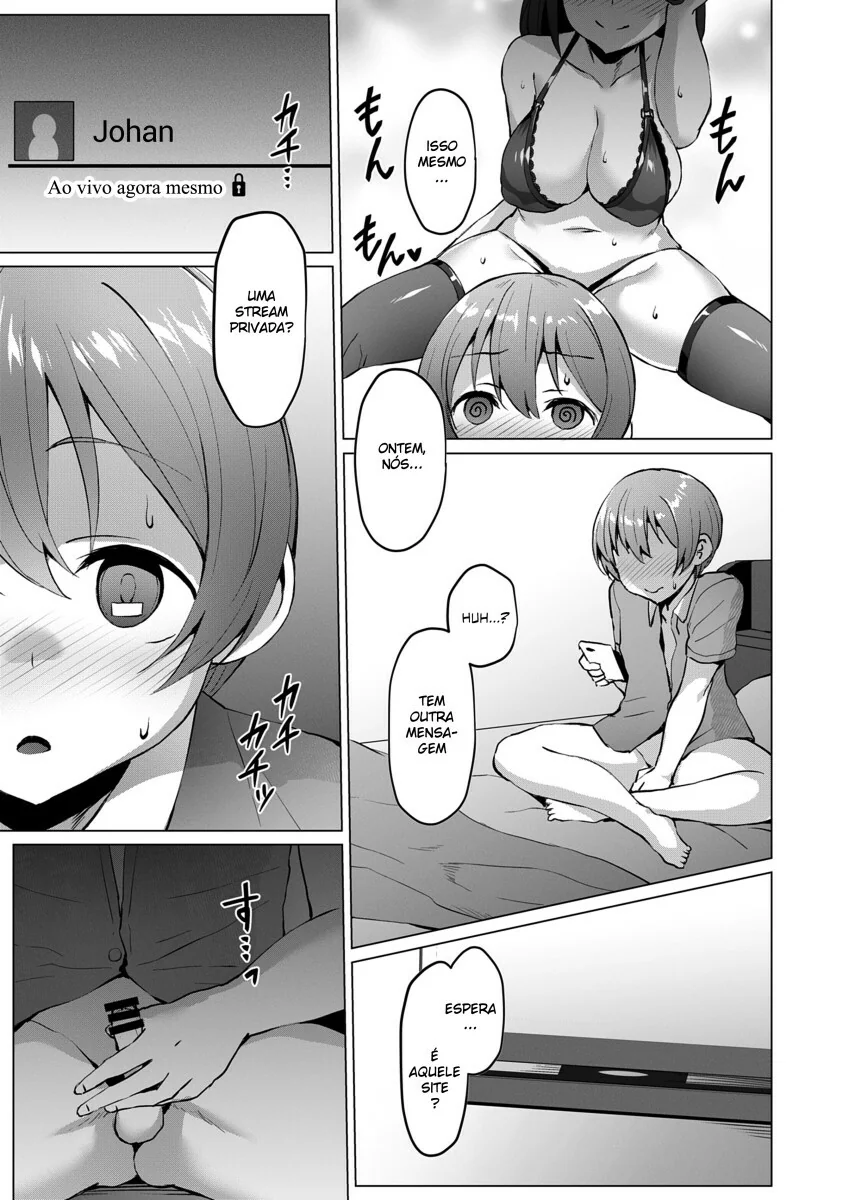 A Piranha da Haruno Kasumi Seduzindo o Ayato Haruno em Netosis Hentai HQ Brasileiro