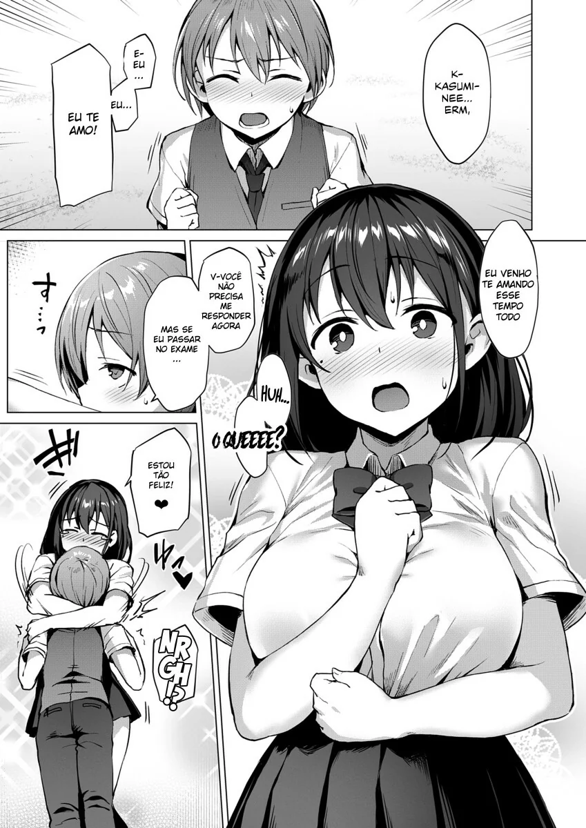 A Piranha da Haruno Kasumi Seduzindo o Ayato Haruno em Netosis Hentai HQ Brasileiro