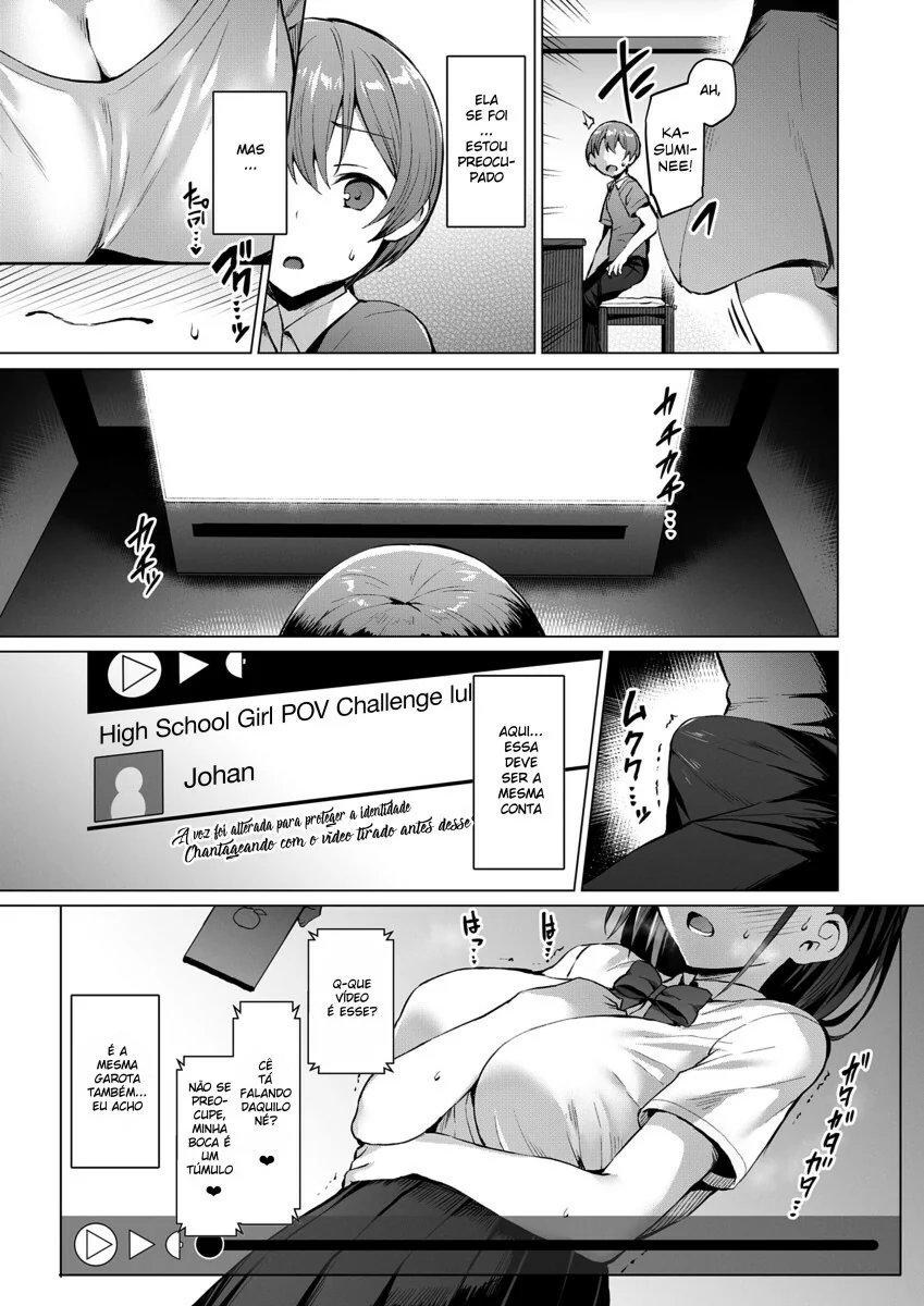 A Piranha da Haruno Kasumi Seduzindo o Ayato Haruno em Netosis Hentai HQ Brasileiro
