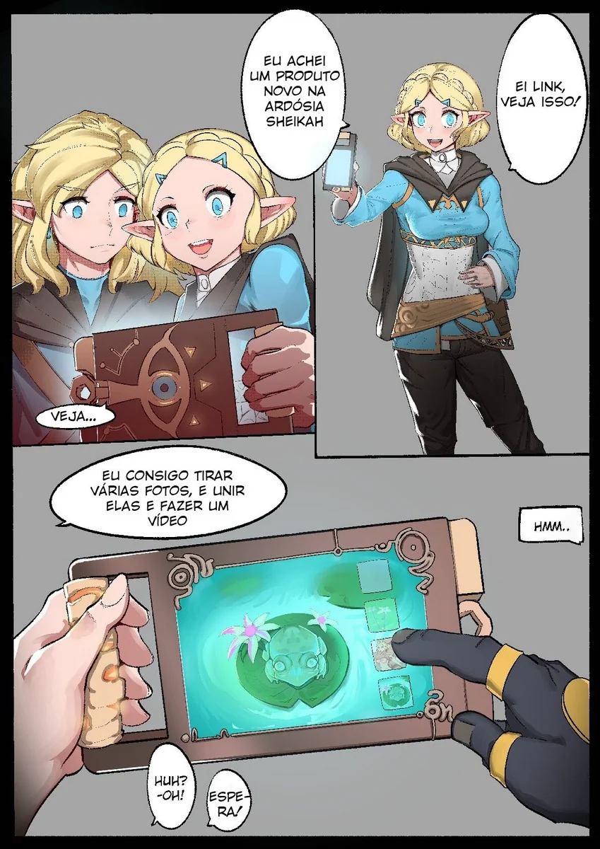 A Princesa Zelda e o Novo Funcionário Necessitado – Hentai HQ de Sexo em HQ Brasileiro