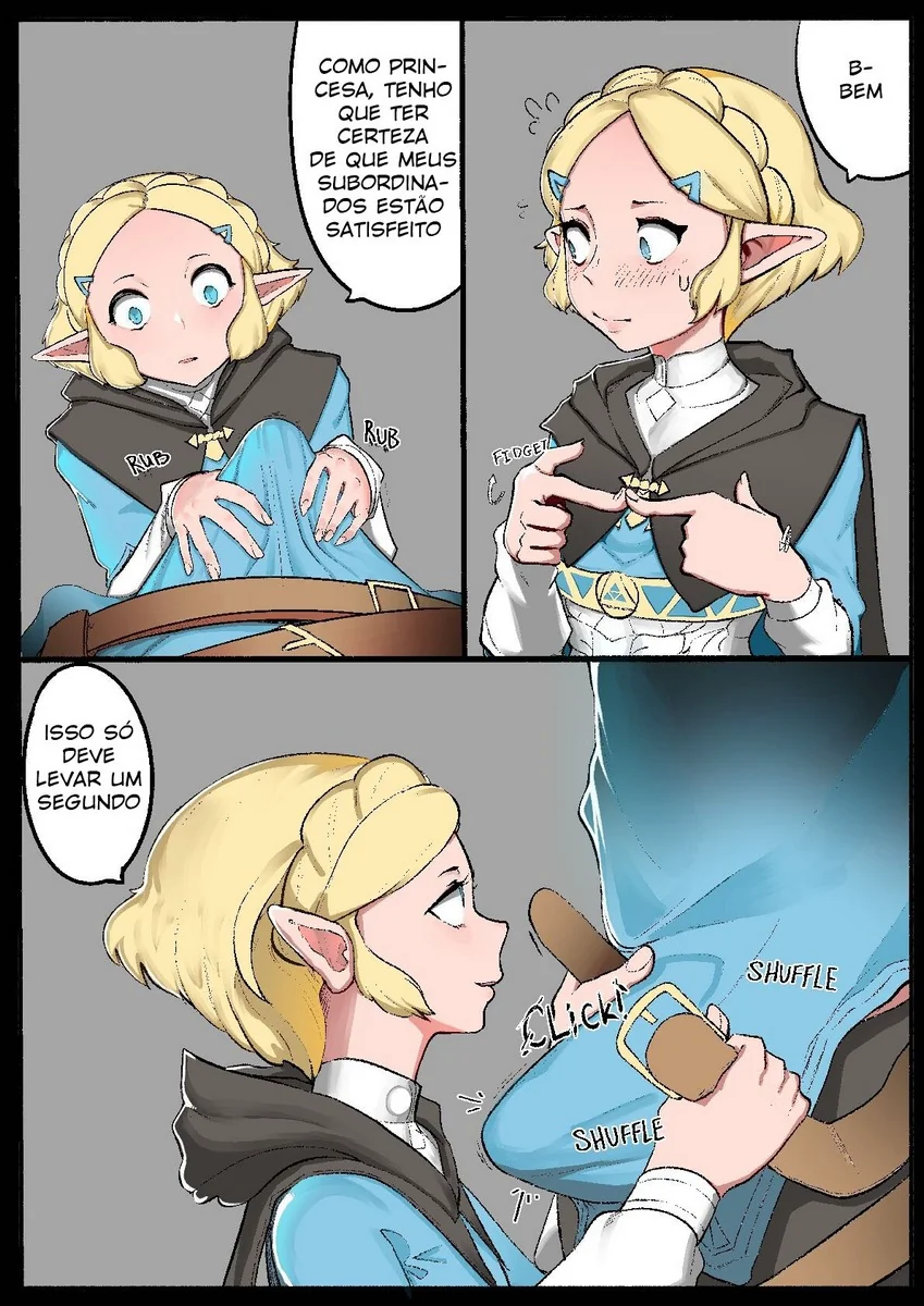 A Princesa Zelda e o Novo Funcionário Necessitado – Hentai HQ de Sexo em HQ Brasileiro
