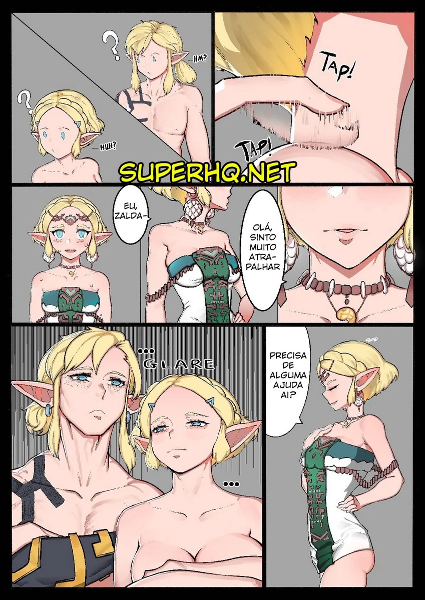 A Princesa Zelda e o Novo Funcionário Necessitado – Hentai HQ de Sexo em HQ Brasileiro