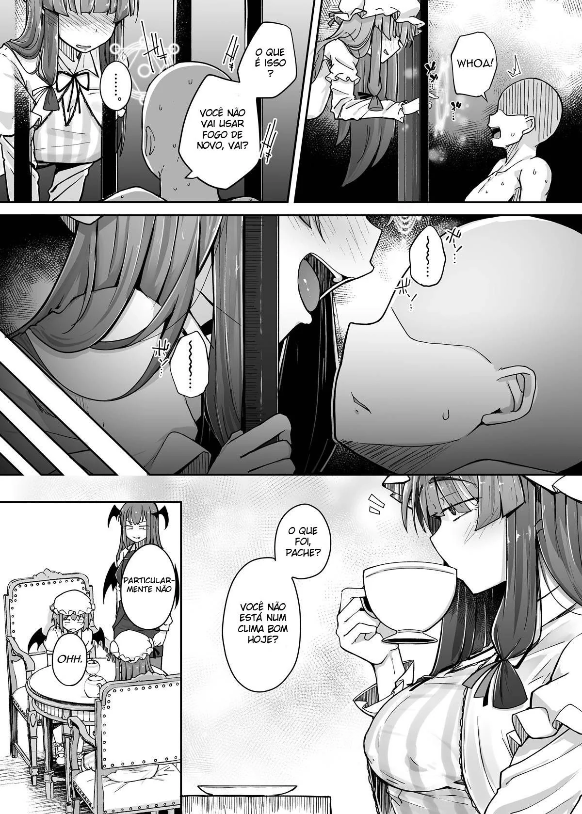 O Buraco Pervertido 3 Patchouli-sama e o Buraco Profundo: A Piranha Sedenta por Prazer em Hentai HQ Brasileiro