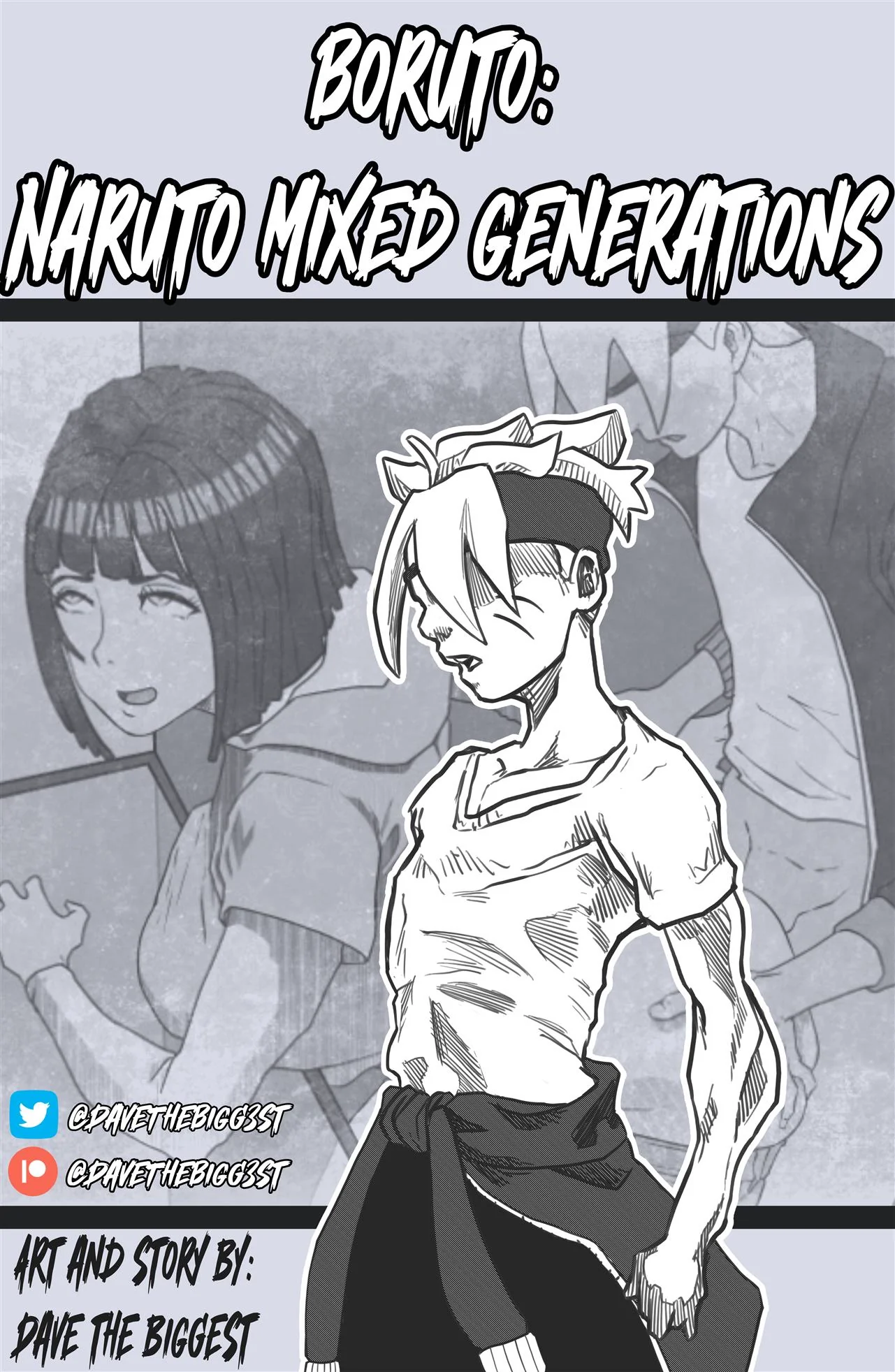 Boruto Fodendo a Buceta da Hinata em HQ Incesto Brasileiro