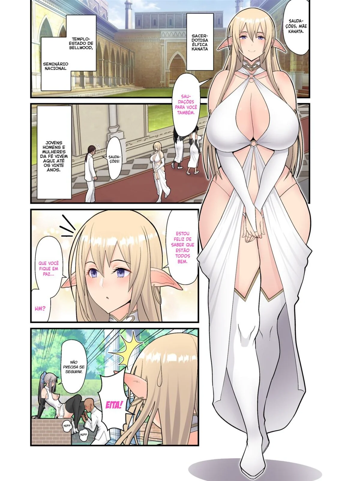 A Elfa Piranha na Sagração da Piroca em Hentai HQ Brasileiro