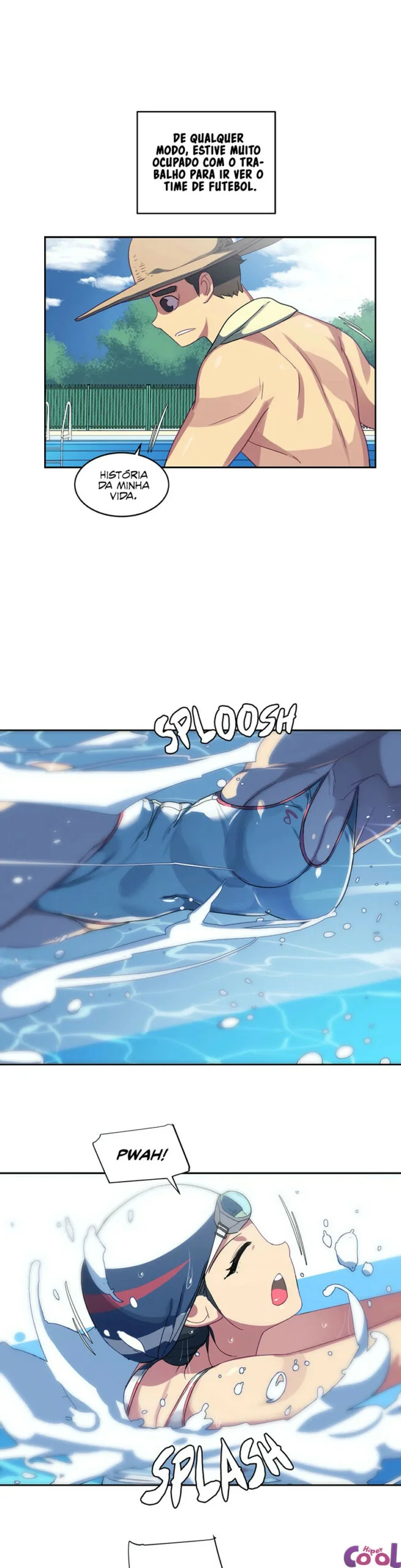 O Zelador Metendo na Buceta da Piranha da Piscina em Hentai HQ Brasileiro
