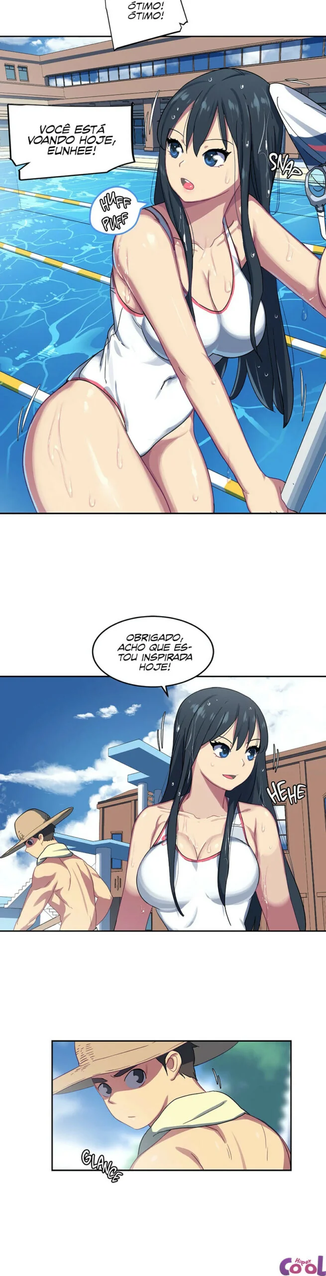 O Zelador Metendo na Buceta da Piranha da Piscina em Hentai HQ Brasileiro