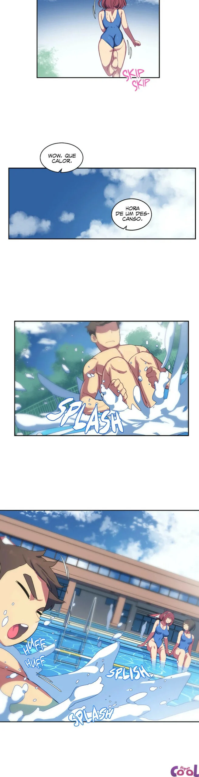 O Zelador Metendo na Buceta da Piranha da Piscina em Hentai HQ Brasileiro