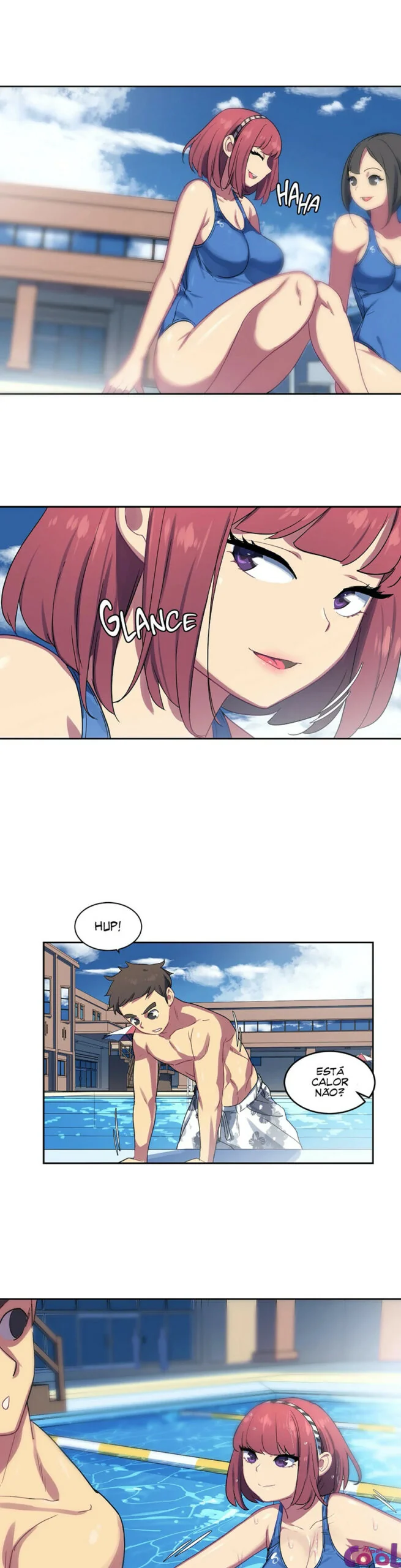 O Zelador Metendo na Buceta da Piranha da Piscina em Hentai HQ Brasileiro