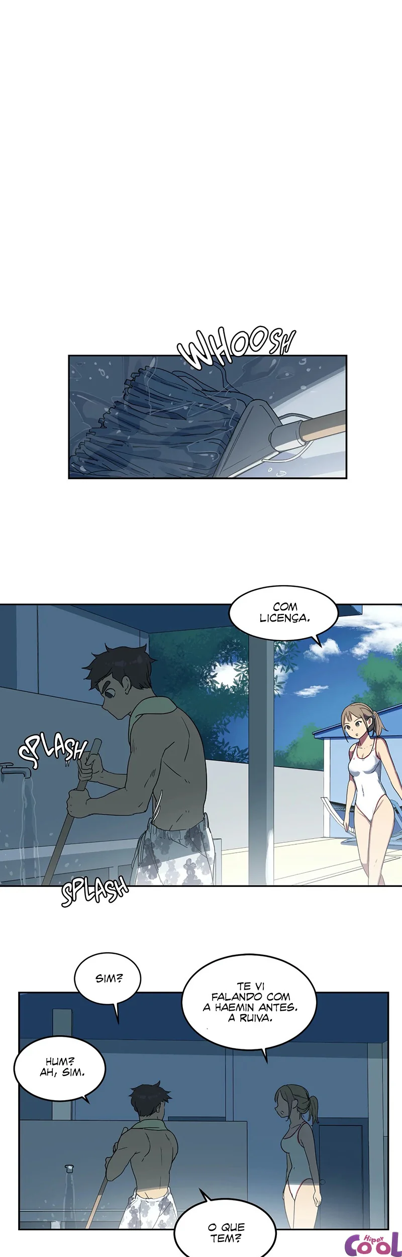 O Zelador Metendo na Buceta da Piranha da Piscina em Hentai HQ Brasileiro