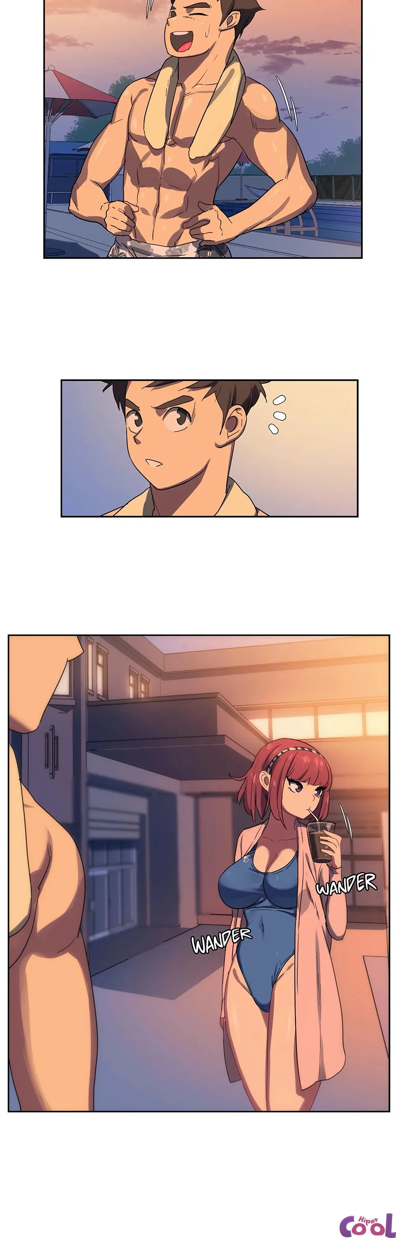O Zelador Metendo na Buceta da Piranha da Piscina em Hentai HQ Brasileiro