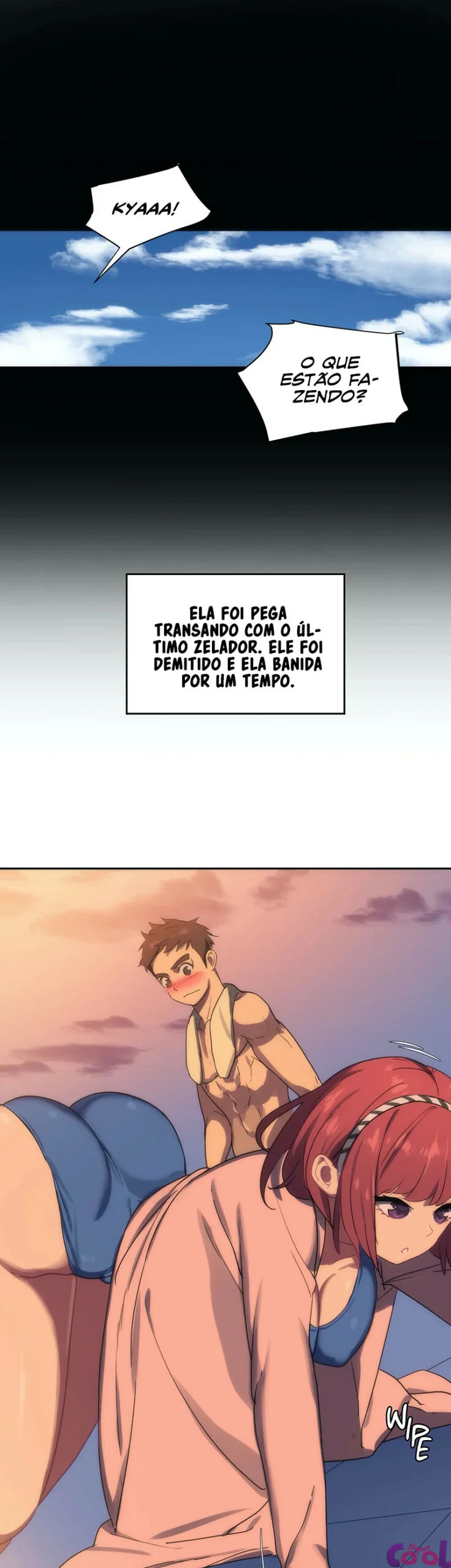 O Zelador Metendo na Buceta da Piranha da Piscina em Hentai HQ Brasileiro