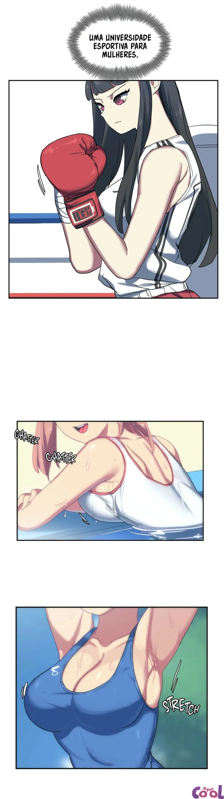 O Zelador Metendo na Buceta da Piranha da Piscina em Hentai HQ Brasileiro