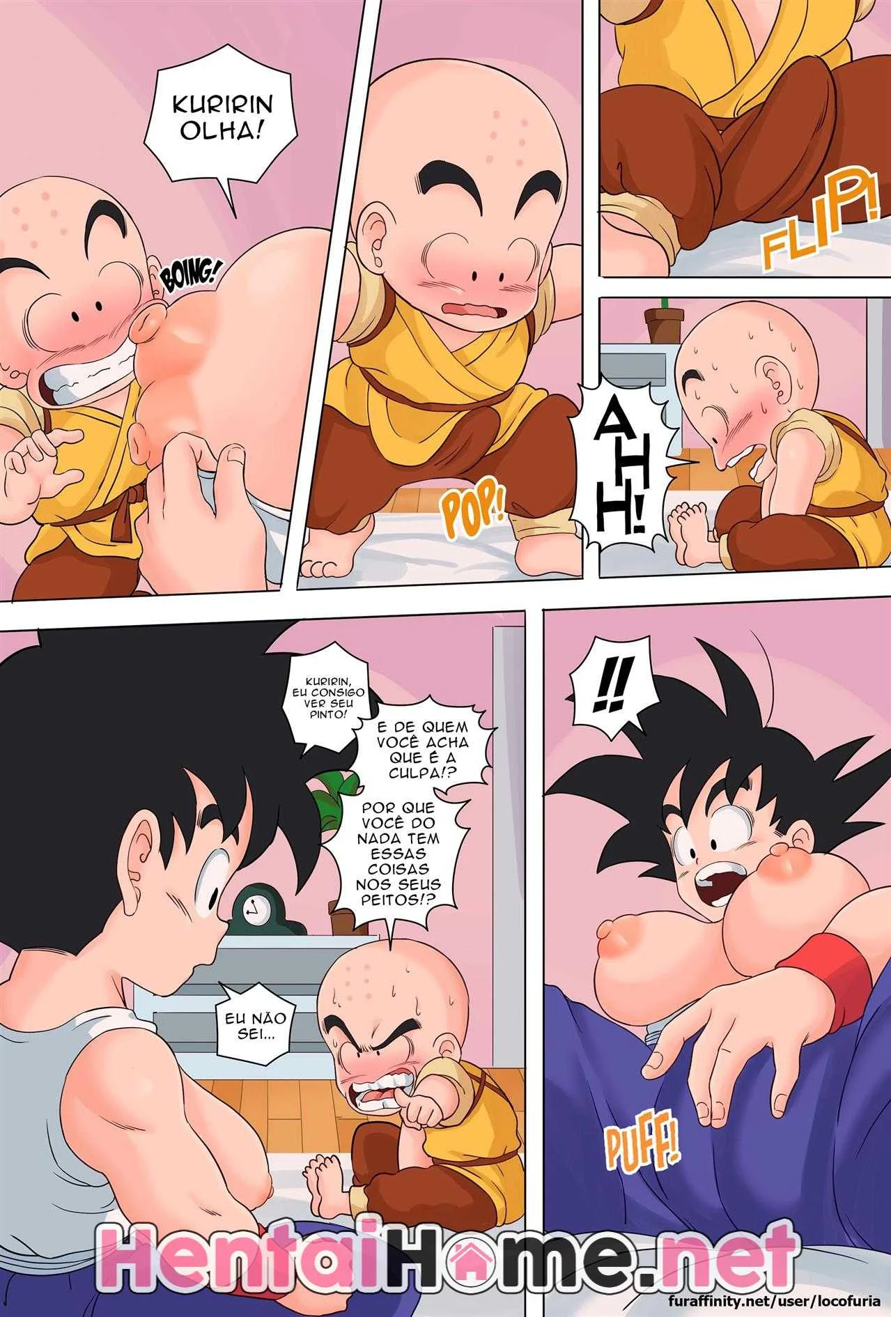 Dragon Ball: Festinha com Piranhas de Coelhinha do Mestre Kame em HQ Brasileiro