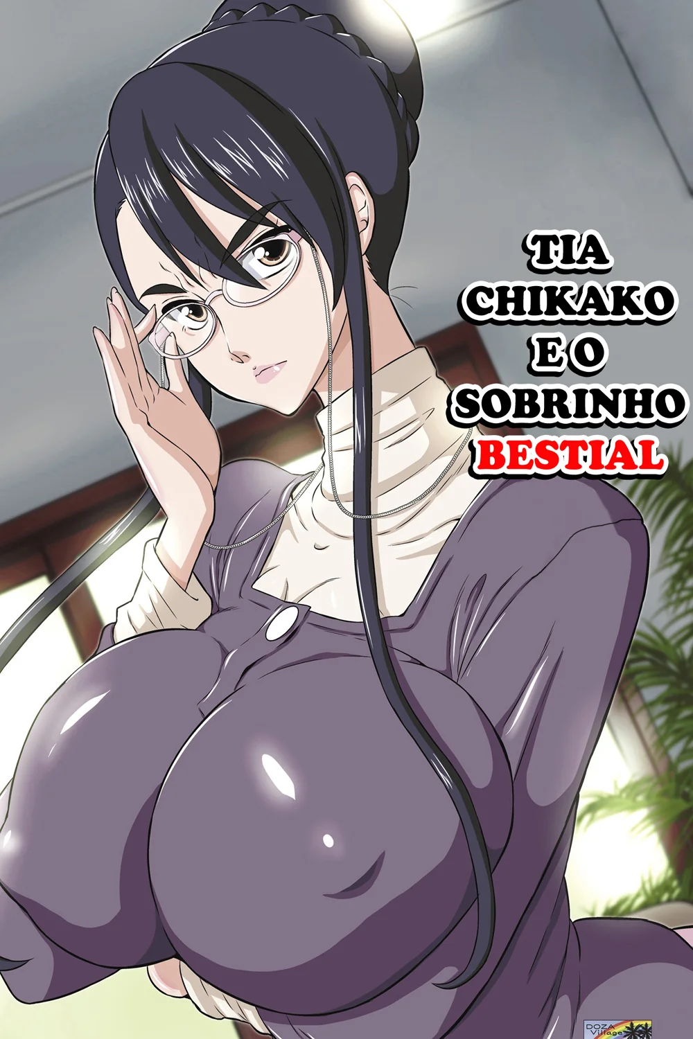 Tia Chikako Sofrendo Estupro Animal do Sobrinho – Hentai Incesto HQ Brasileiro