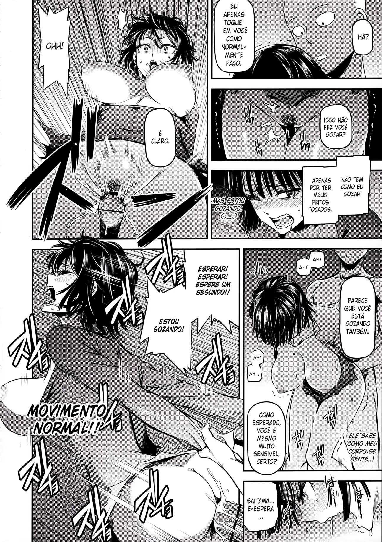Tatsumaki e Fubuki disputam a piroca de Saitama em One-Hurricane 4 – One Punch Man Hentai HQ Brasileiro