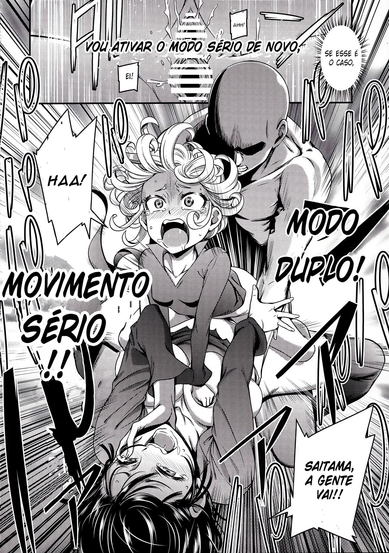 Tatsumaki e Fubuki disputam a piroca de Saitama em One-Hurricane 4 – One Punch Man Hentai HQ Brasileiro
